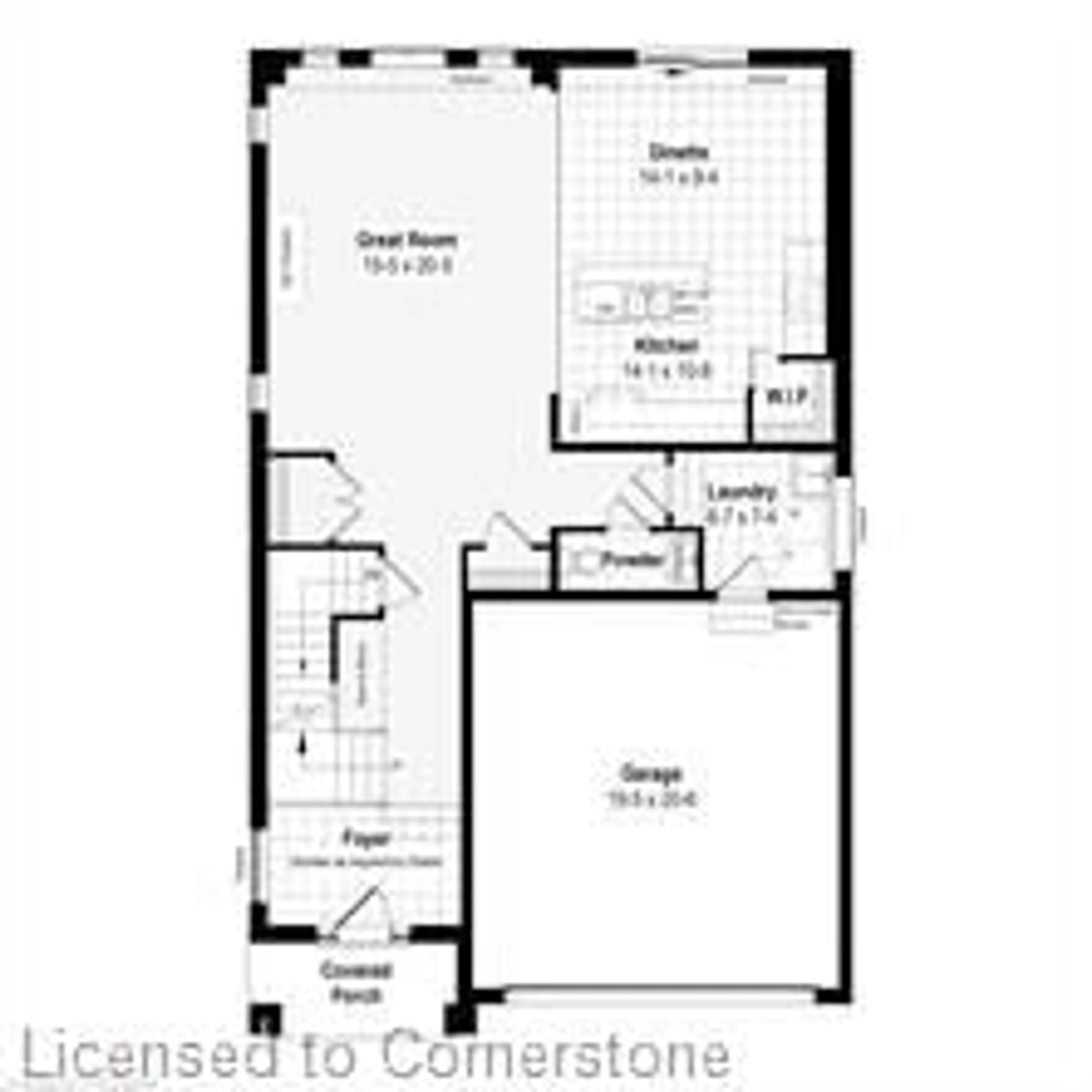 Floor plan for 541 Balsam Poplar St, Waterloo Ontario N2V 0H8