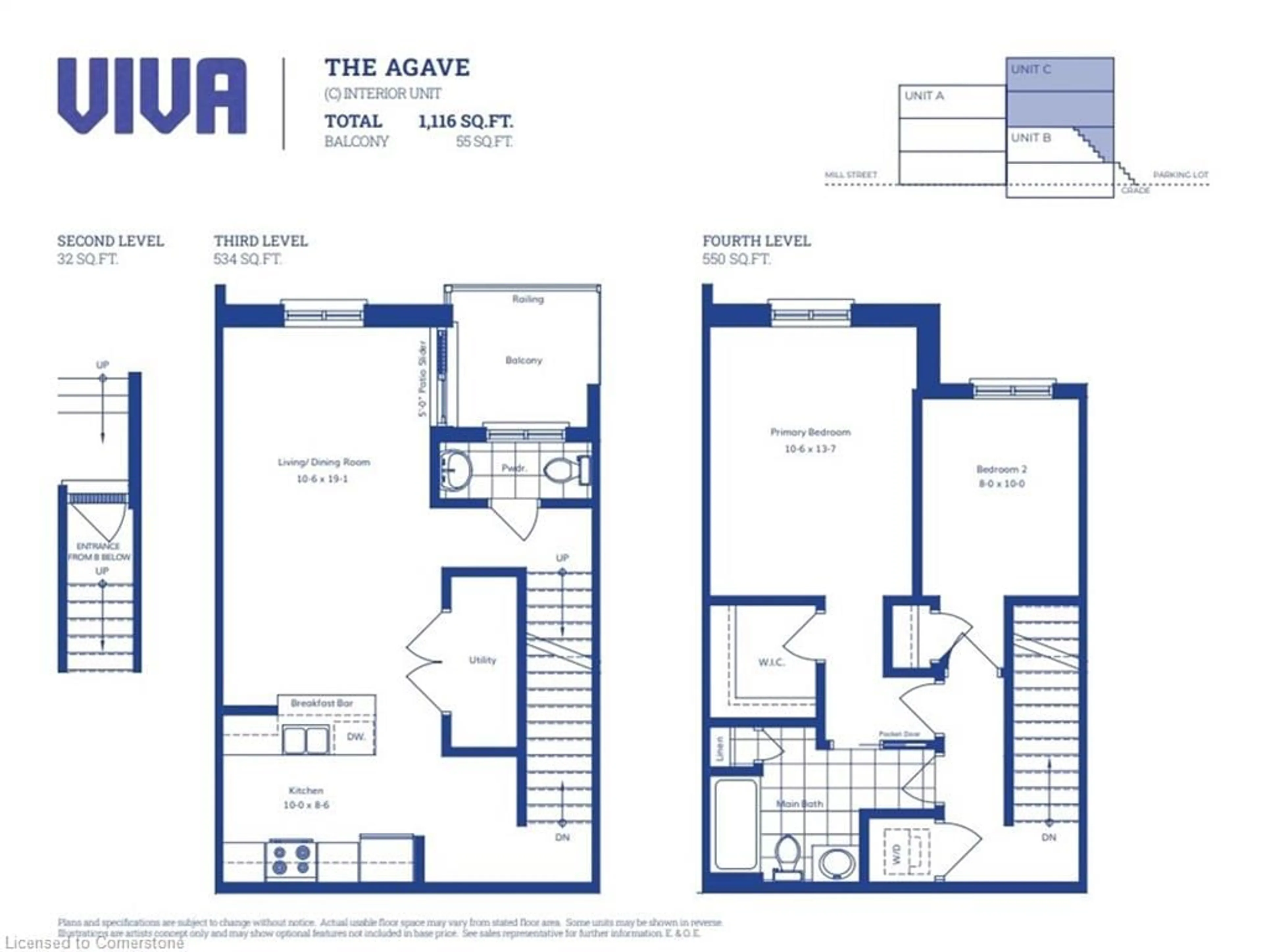 Floor plan for 31 Mill St #12, Kitchener Ontario N2G 2Y2