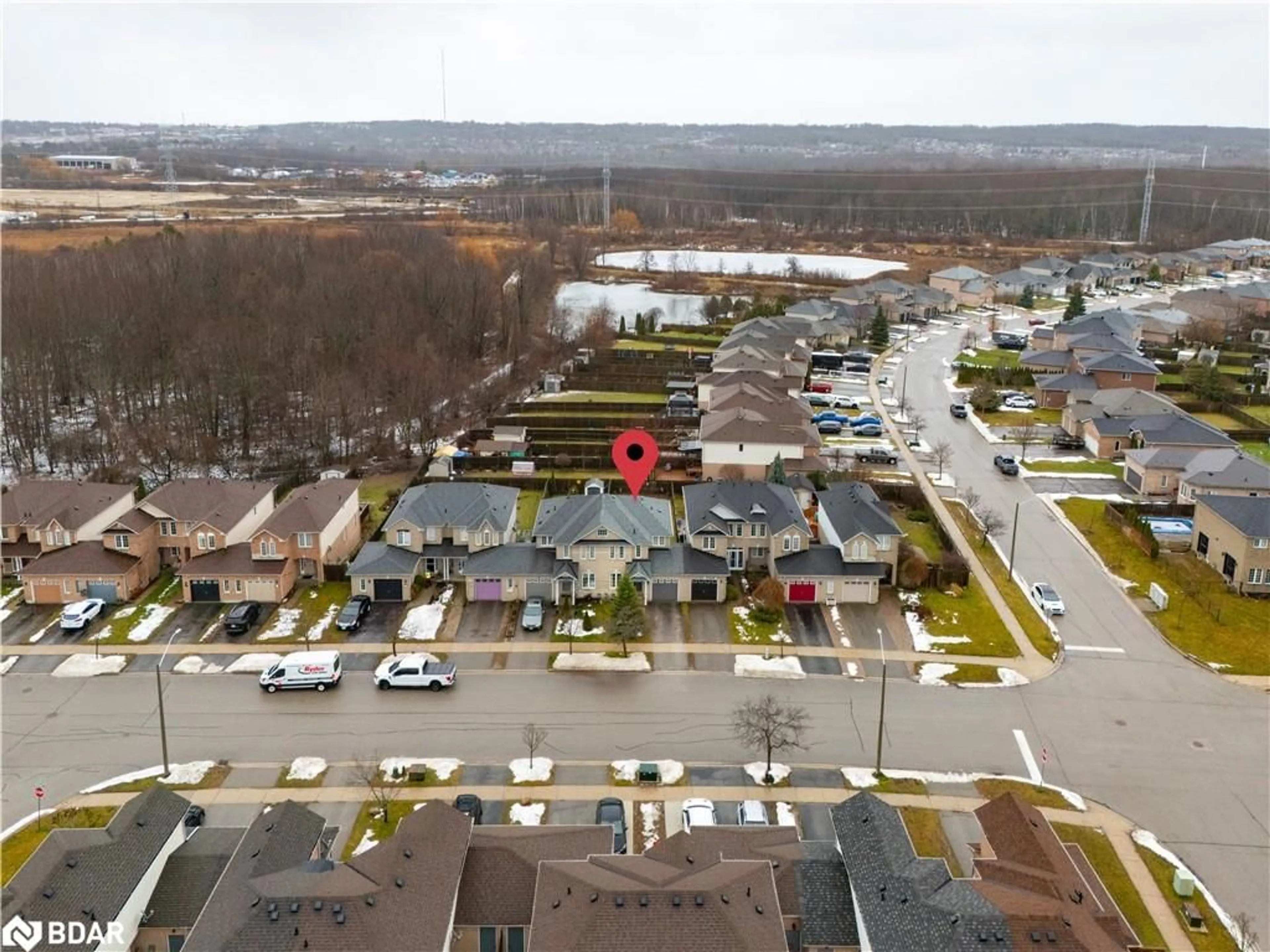 A pic from outside/outdoor area/front of a property/back of a property/a pic from drone, street for 143 Sproule Dr, Barrie Ontario L4N 0R4