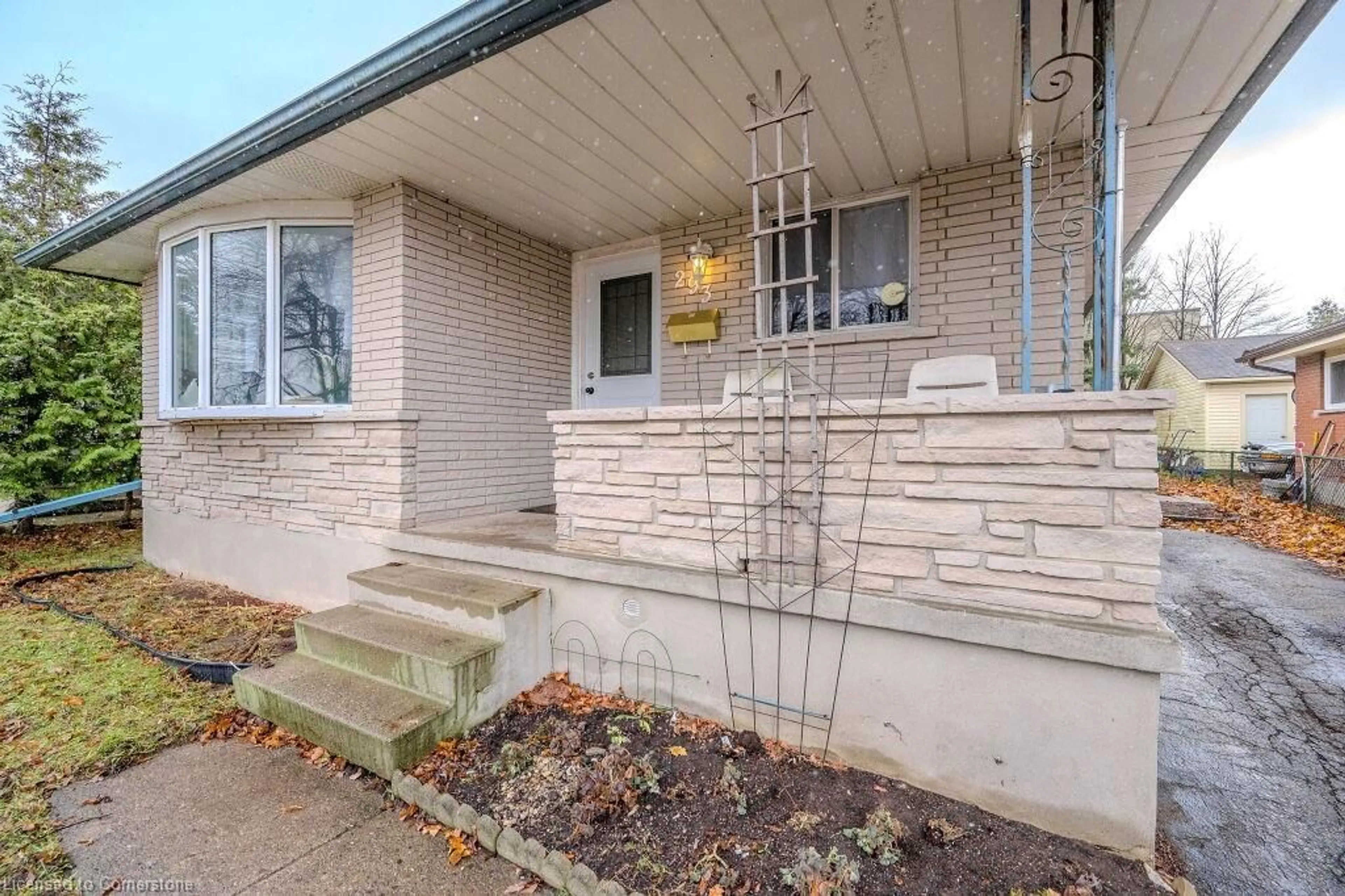 Home with brick exterior material, street for 293 Kinzie Ave, Kitchener Ontario N2A 2K5