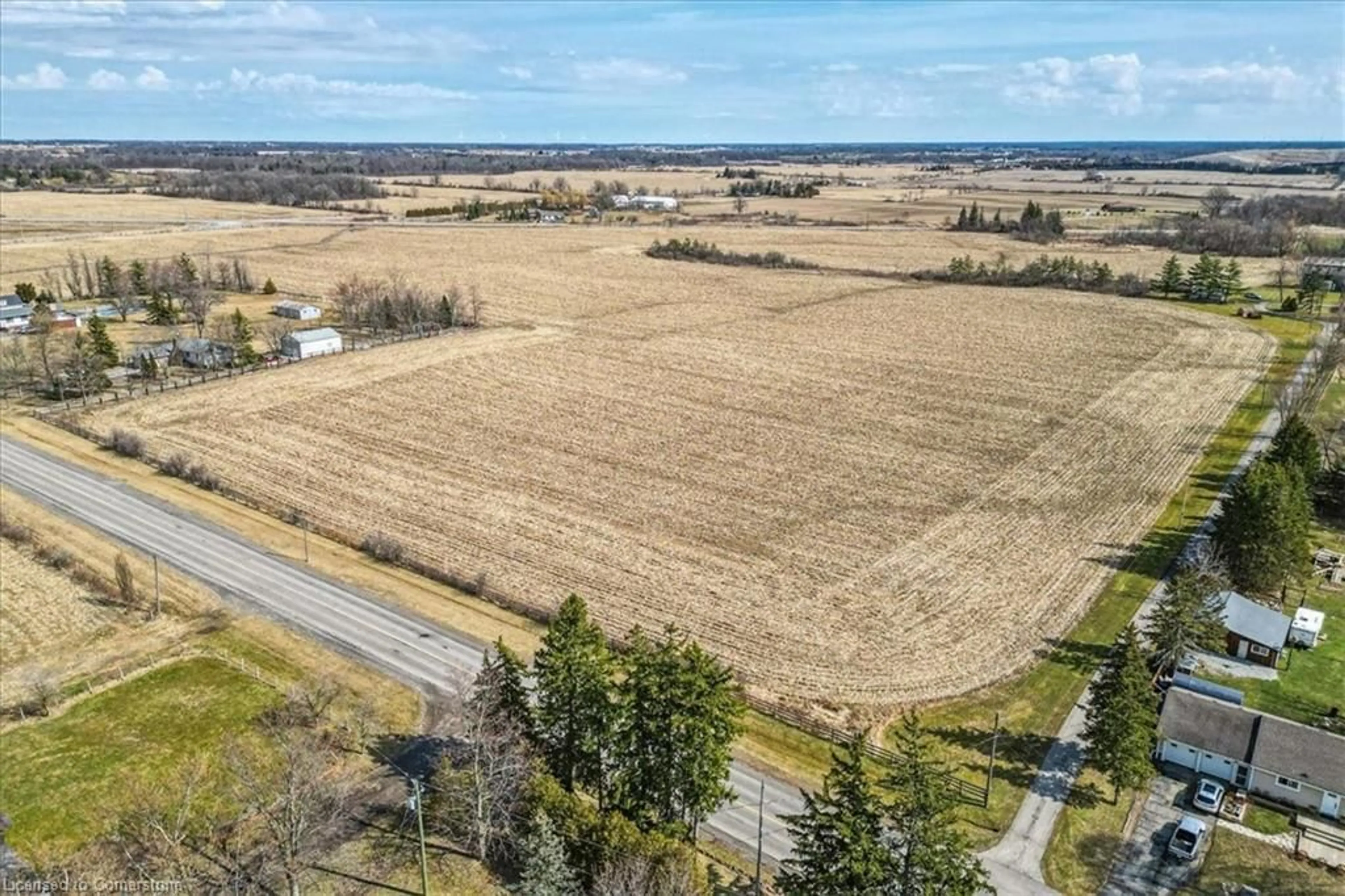 A pic from outside/outdoor area/front of a property/back of a property/a pic from drone, water/lake/river/ocean view for N/A Blackheath Rd, Hamilton Ontario L0R 1C0