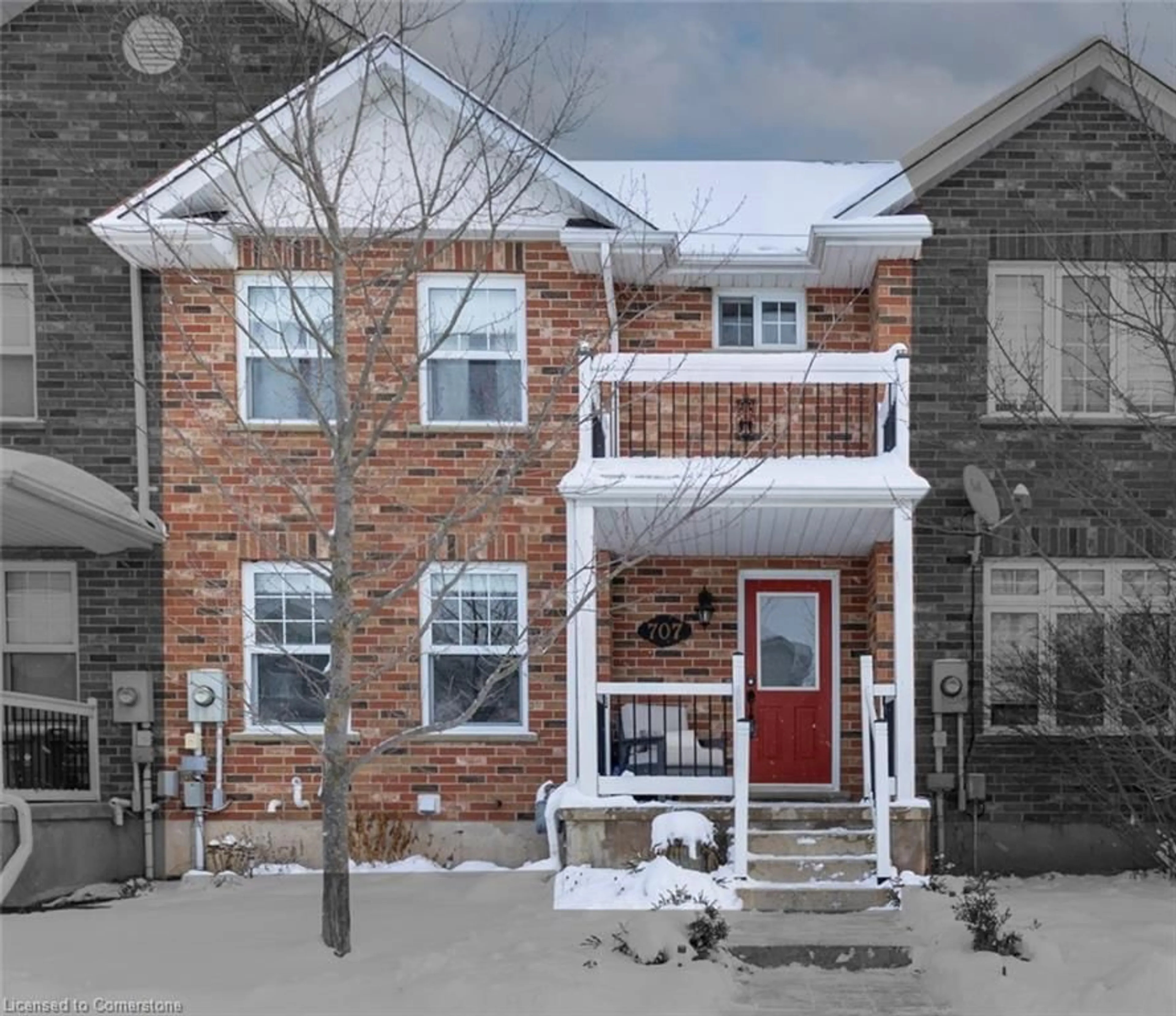 Home with brick exterior material, street for 707 Brandenburg Blvd, Waterloo Ontario N2T 2V4