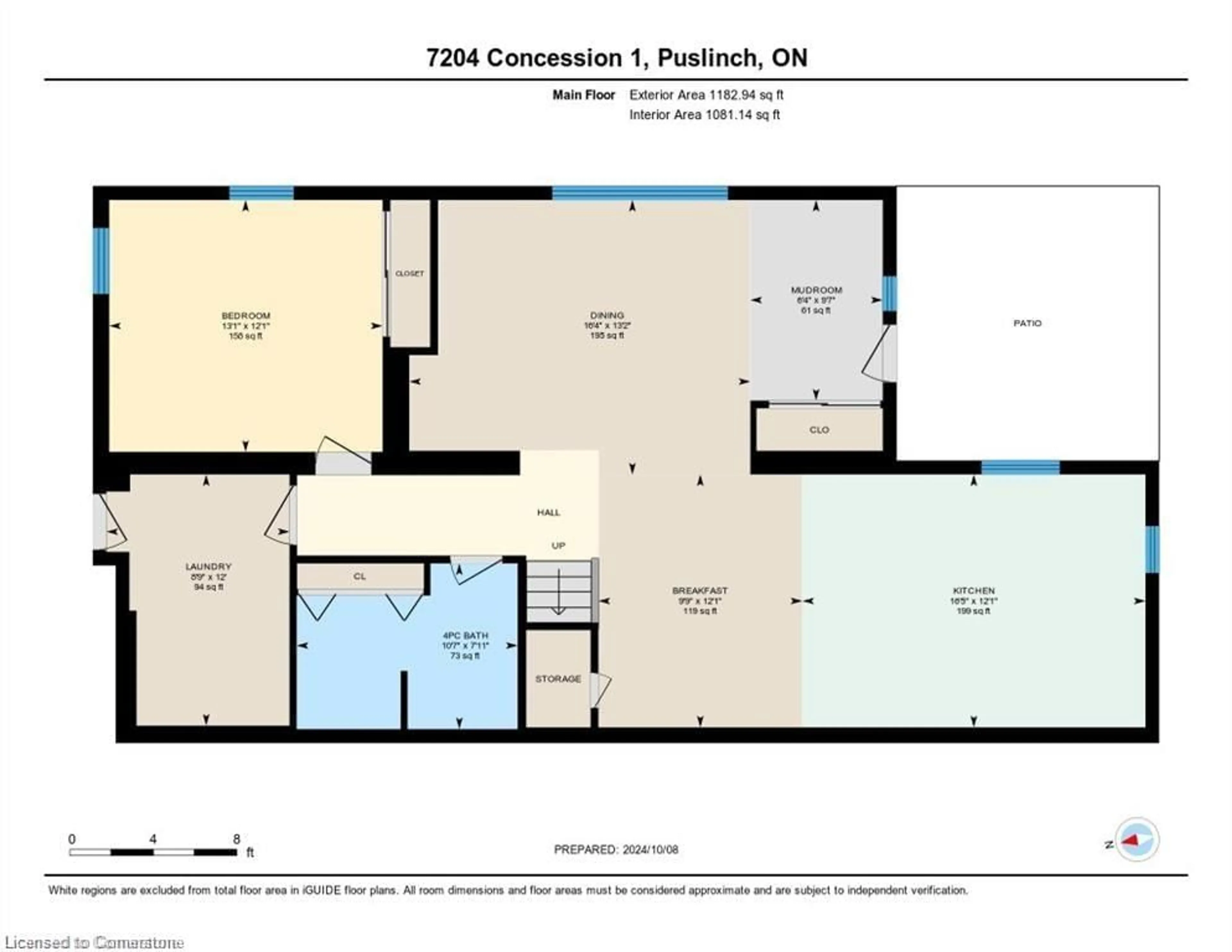 Floor plan for 7204 Concession 1 Rd, Puslinch Ontario N0B 2J0