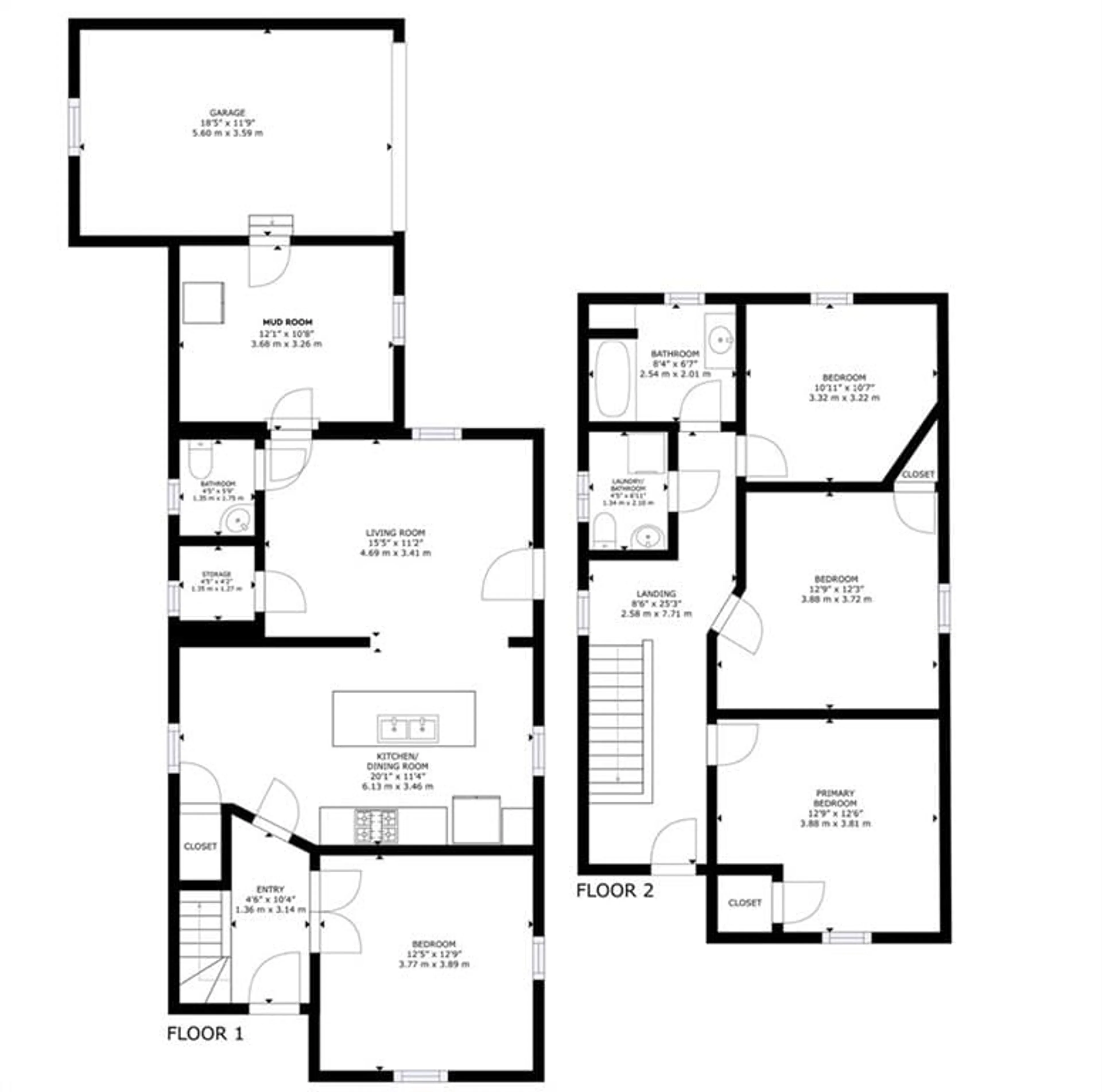 Floor plan for 48 Cambridge St, Lindsay Ontario K9V 3B8