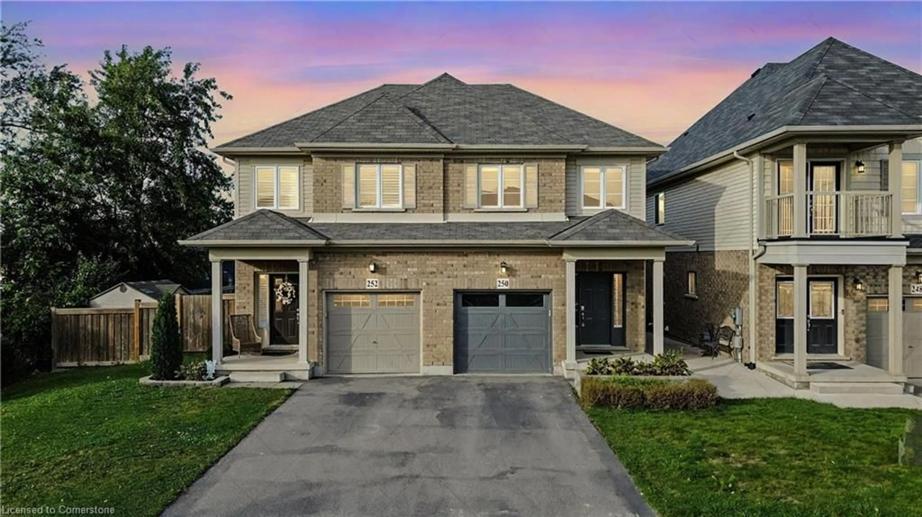 Home with brick exterior material, street for 250 Lormont Blvd, Stoney Creek Ontario L8J 0J9