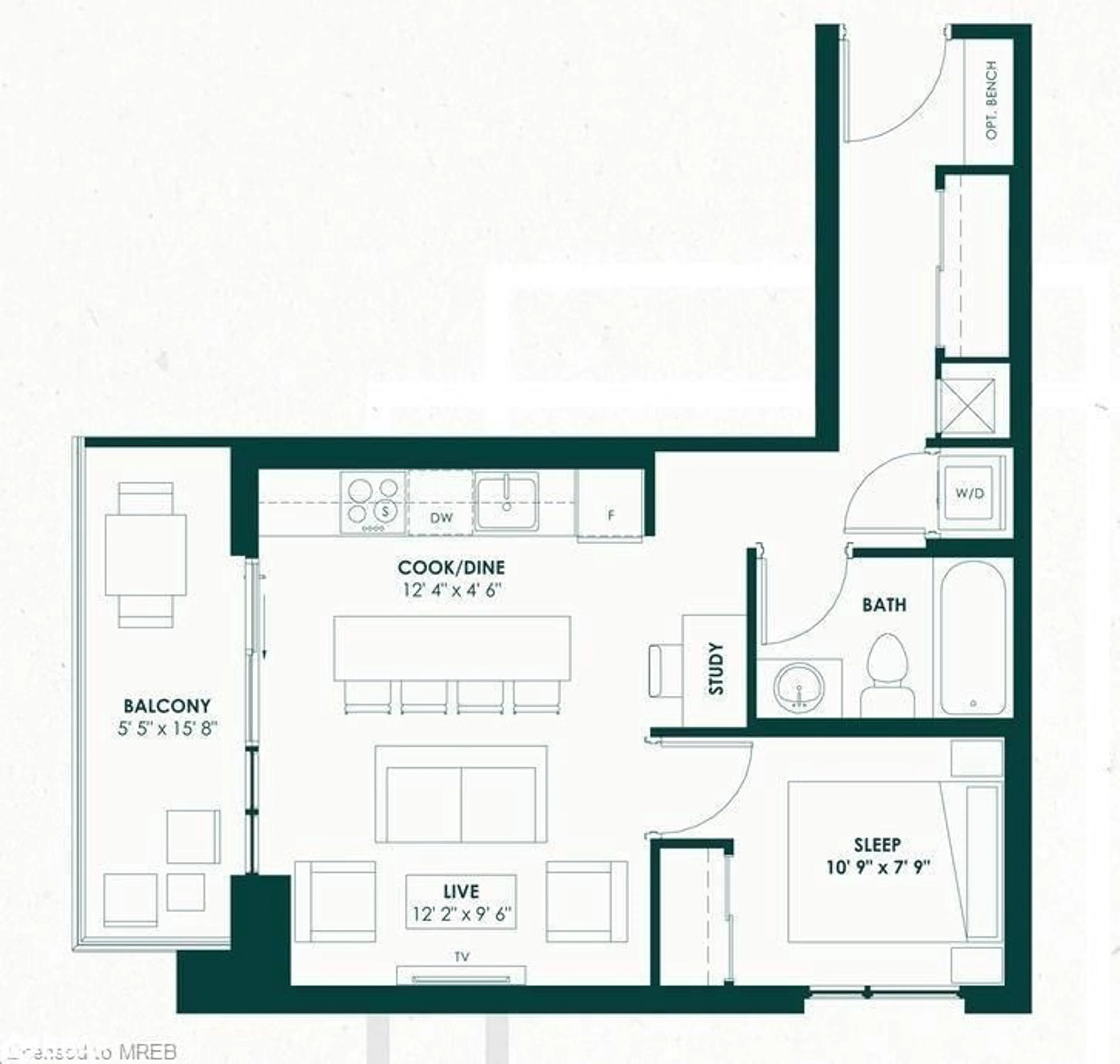 Floor plan for 401 Shellard Lane #819, Brantford Ontario N3T 5L5