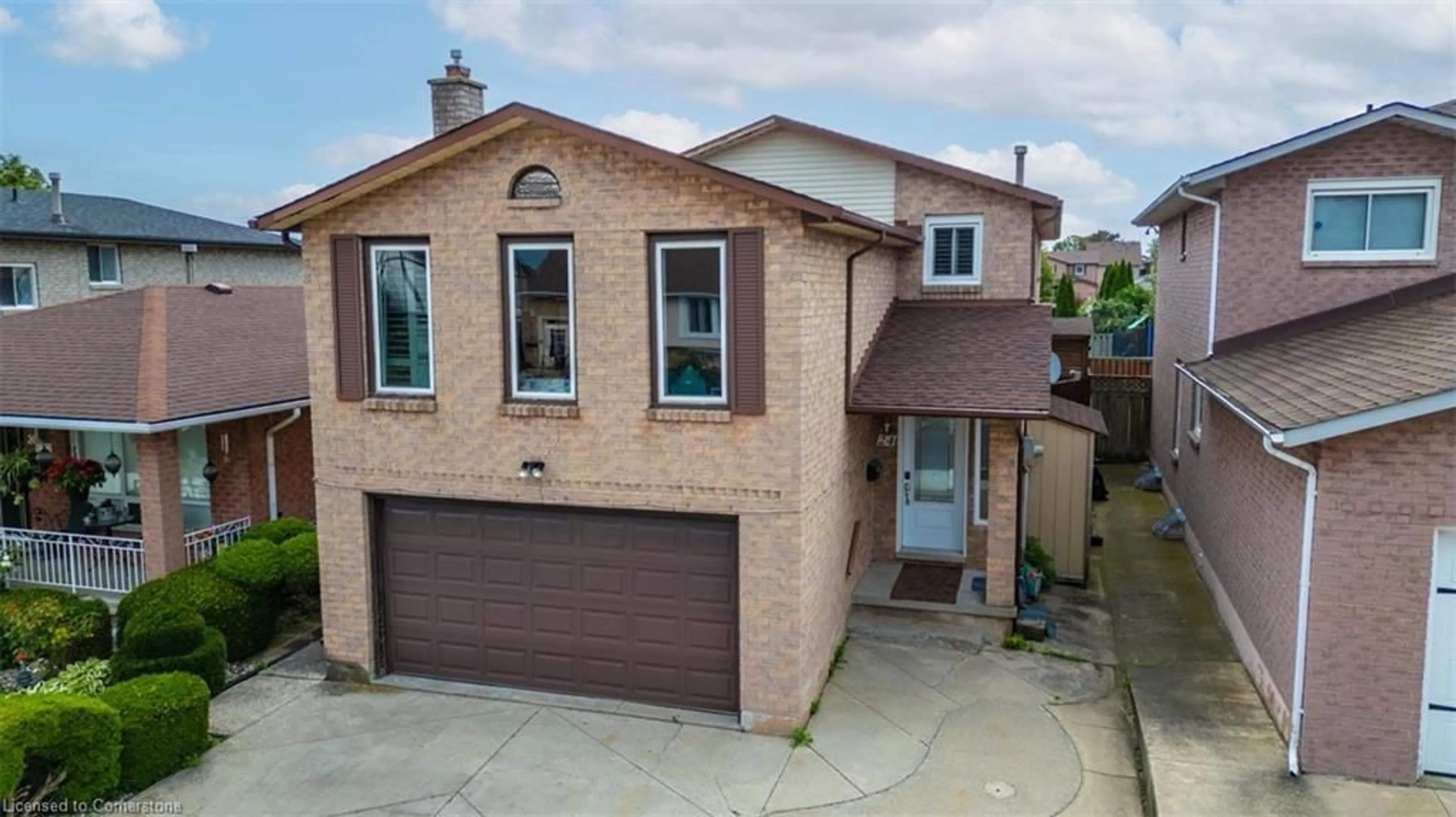 Home with brick exterior material, street for 24 Spartan Ave, Stoney Creek Ontario L8E 4M7