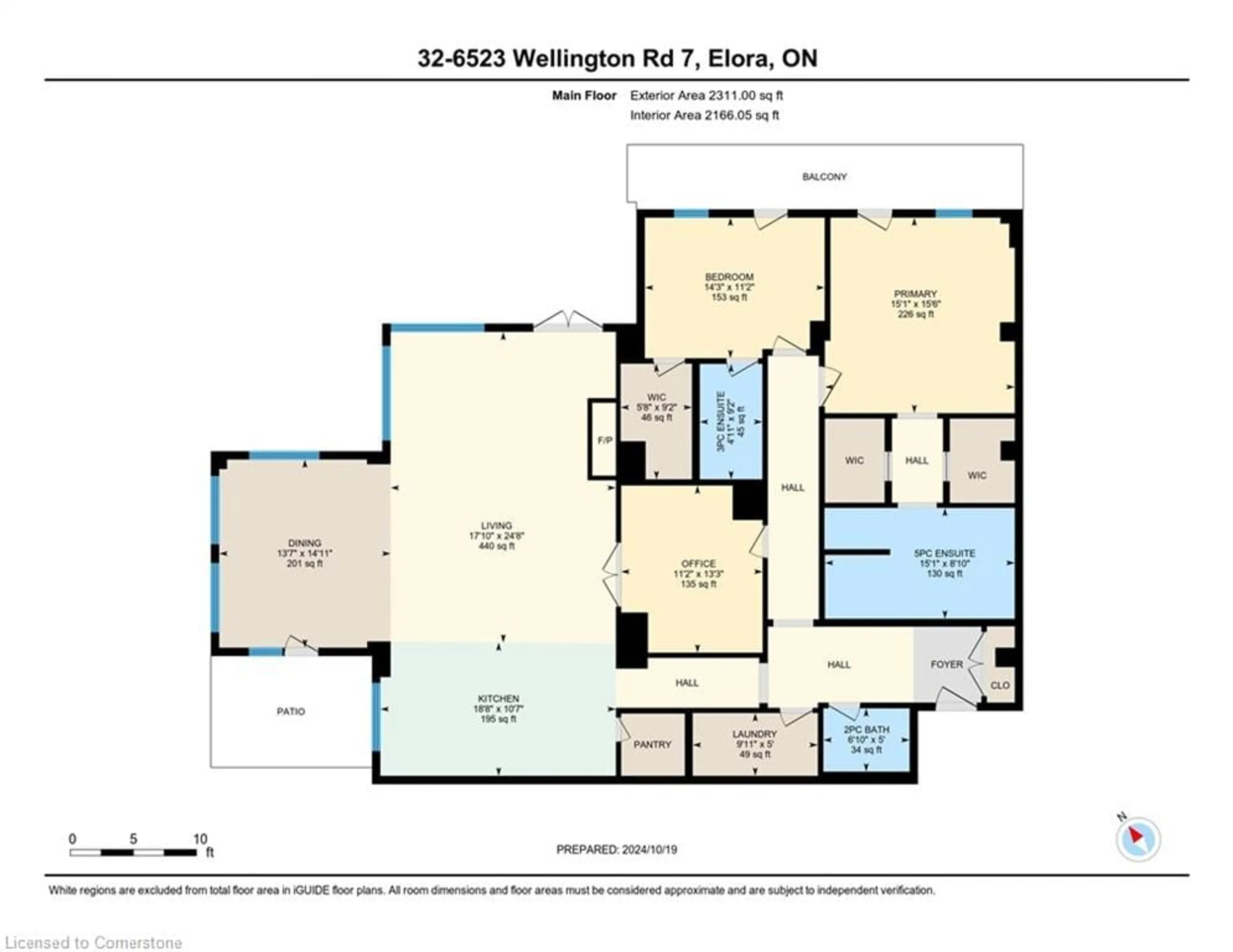 Floor plan for 6523 Wellington 7 Rd #32, Elora Ontario N0B 1S0