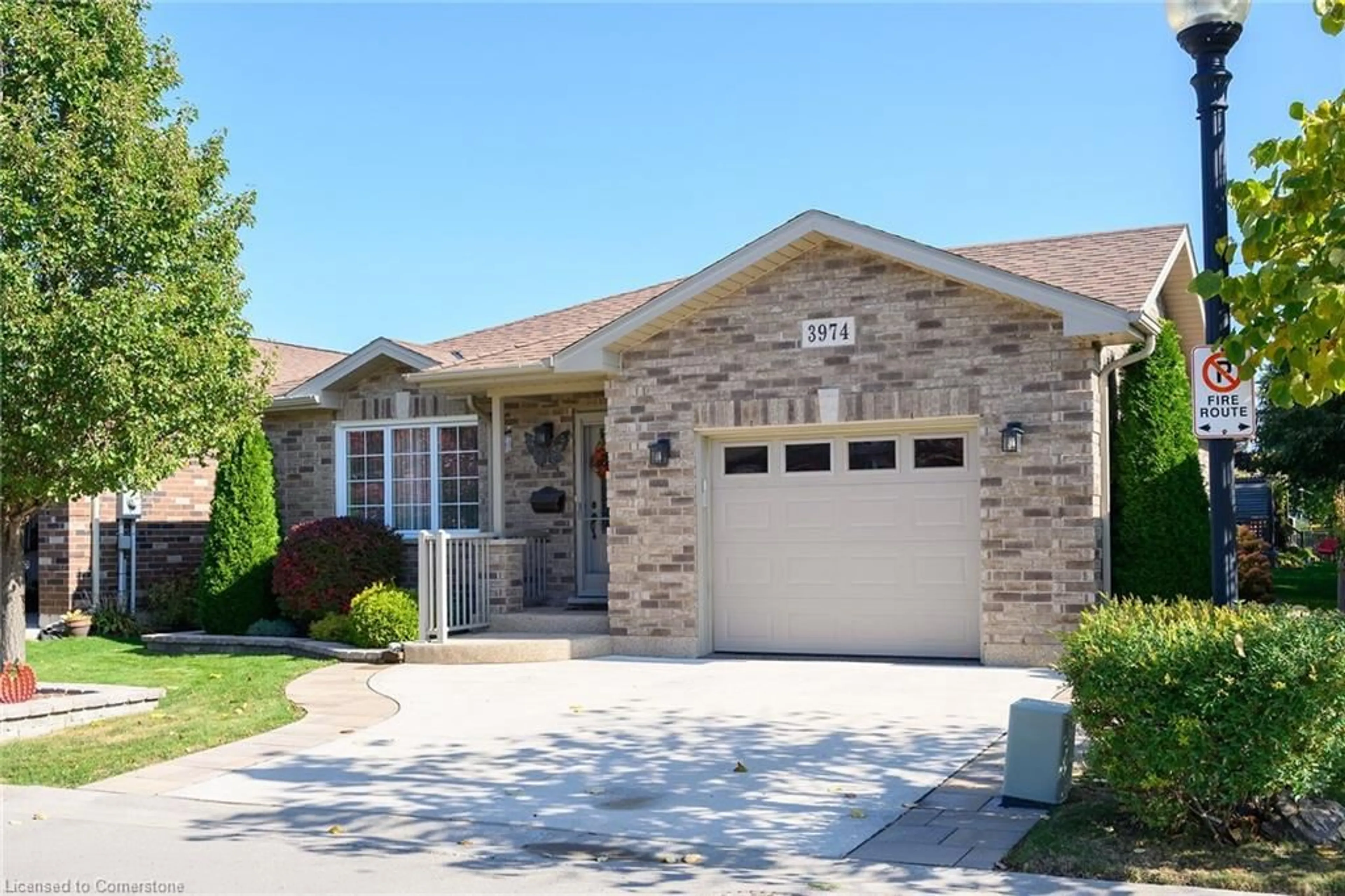 Home with brick exterior material, street for 3974 Durban Lane, Vineland Ontario L0R 2C0