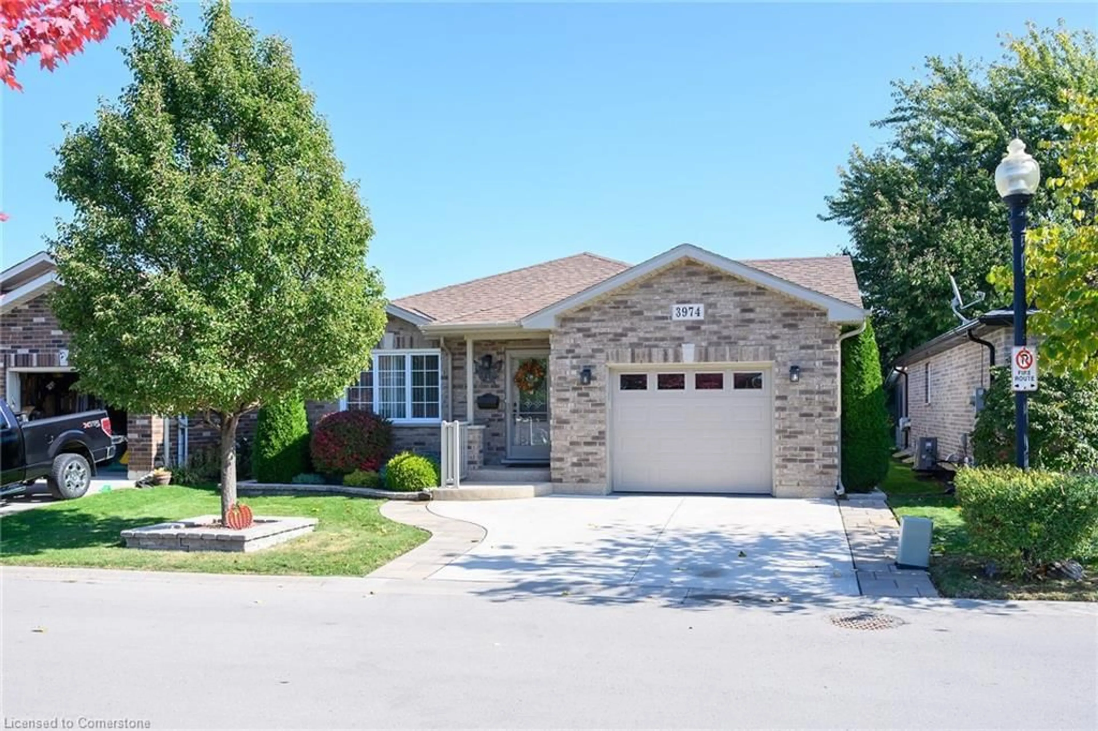 Home with brick exterior material, street for 3974 Durban Lane, Vineland Ontario L0R 2C0