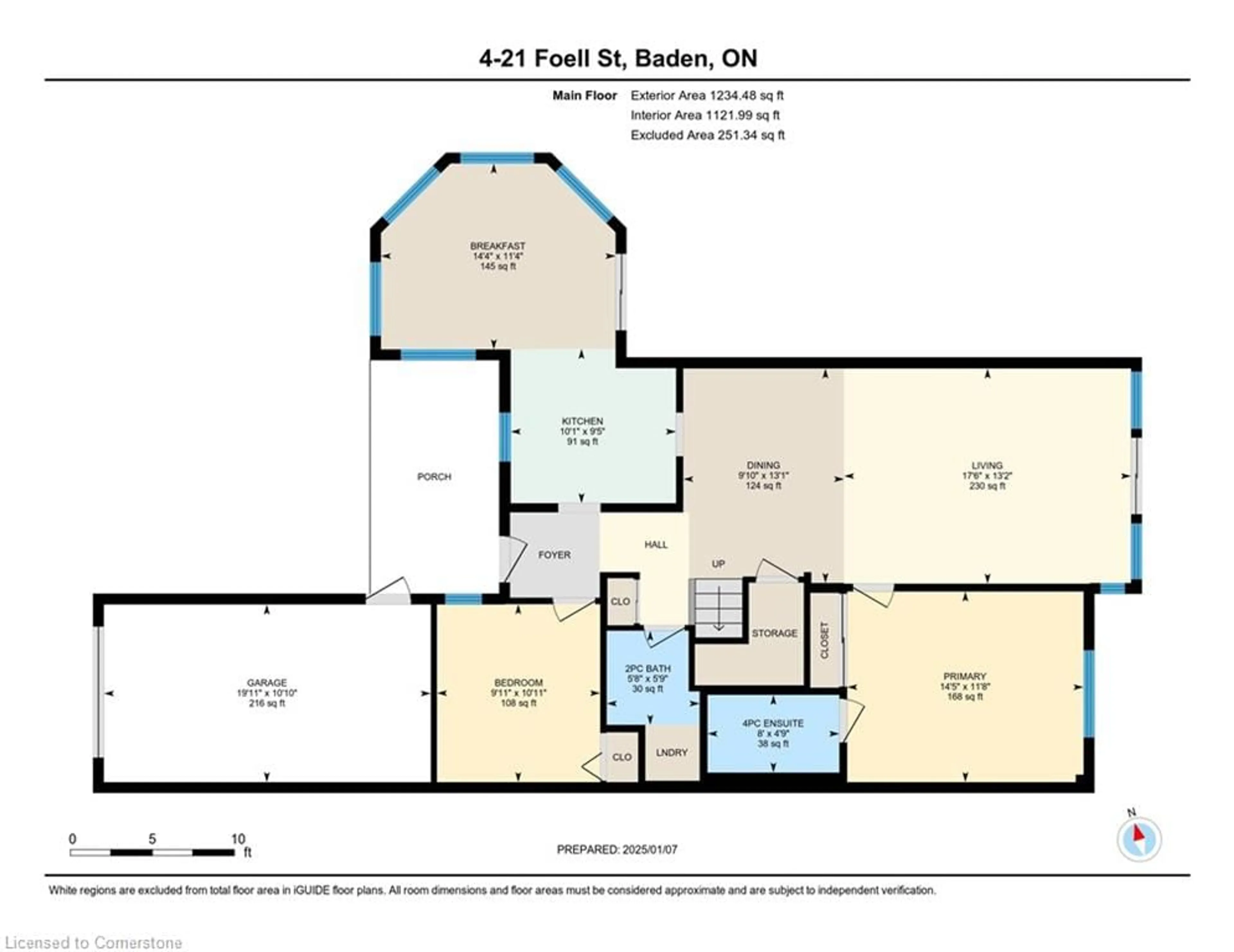 Floor plan for 21 Foell St #4, Baden Ontario N3A 2V6