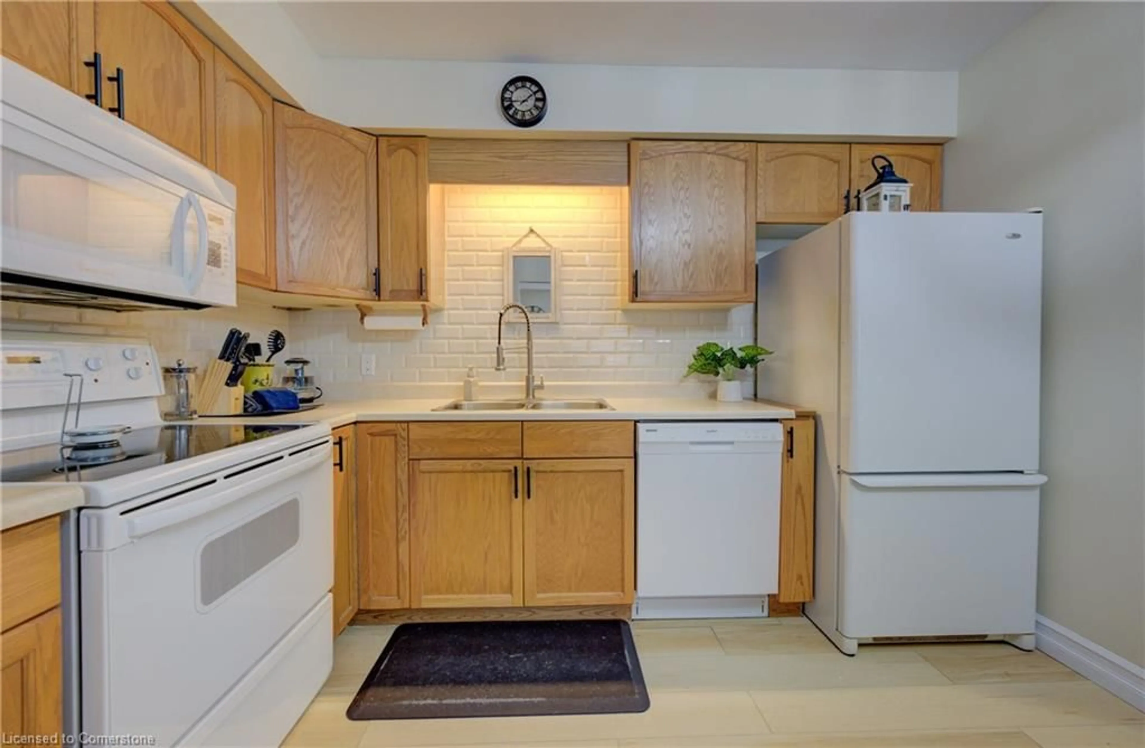 Standard kitchen, ceramic/tile floor for 460 Durham St #108, Mount Forest Ontario N0G 2L1