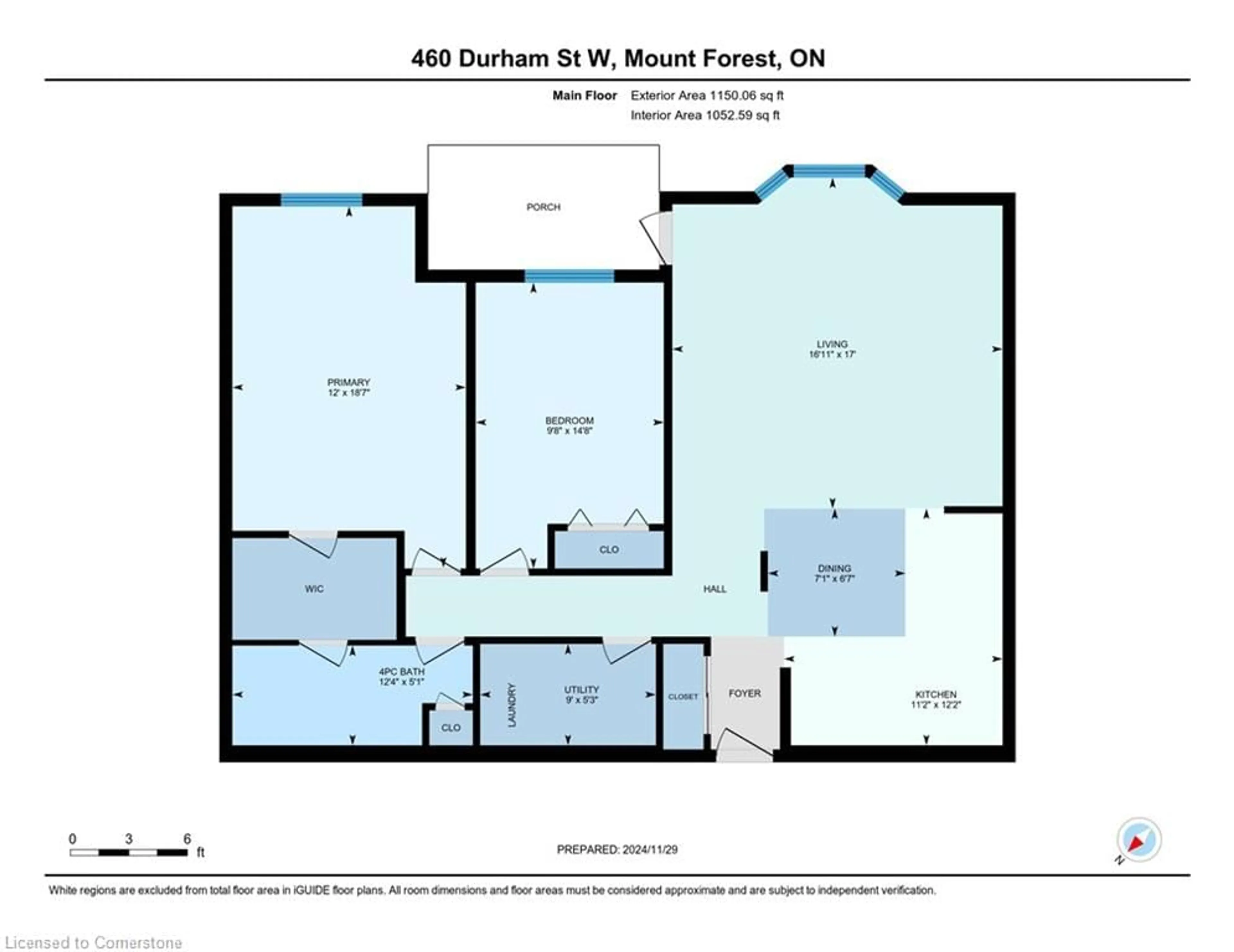 Floor plan for 460 Durham St #108, Mount Forest Ontario N0G 2L1