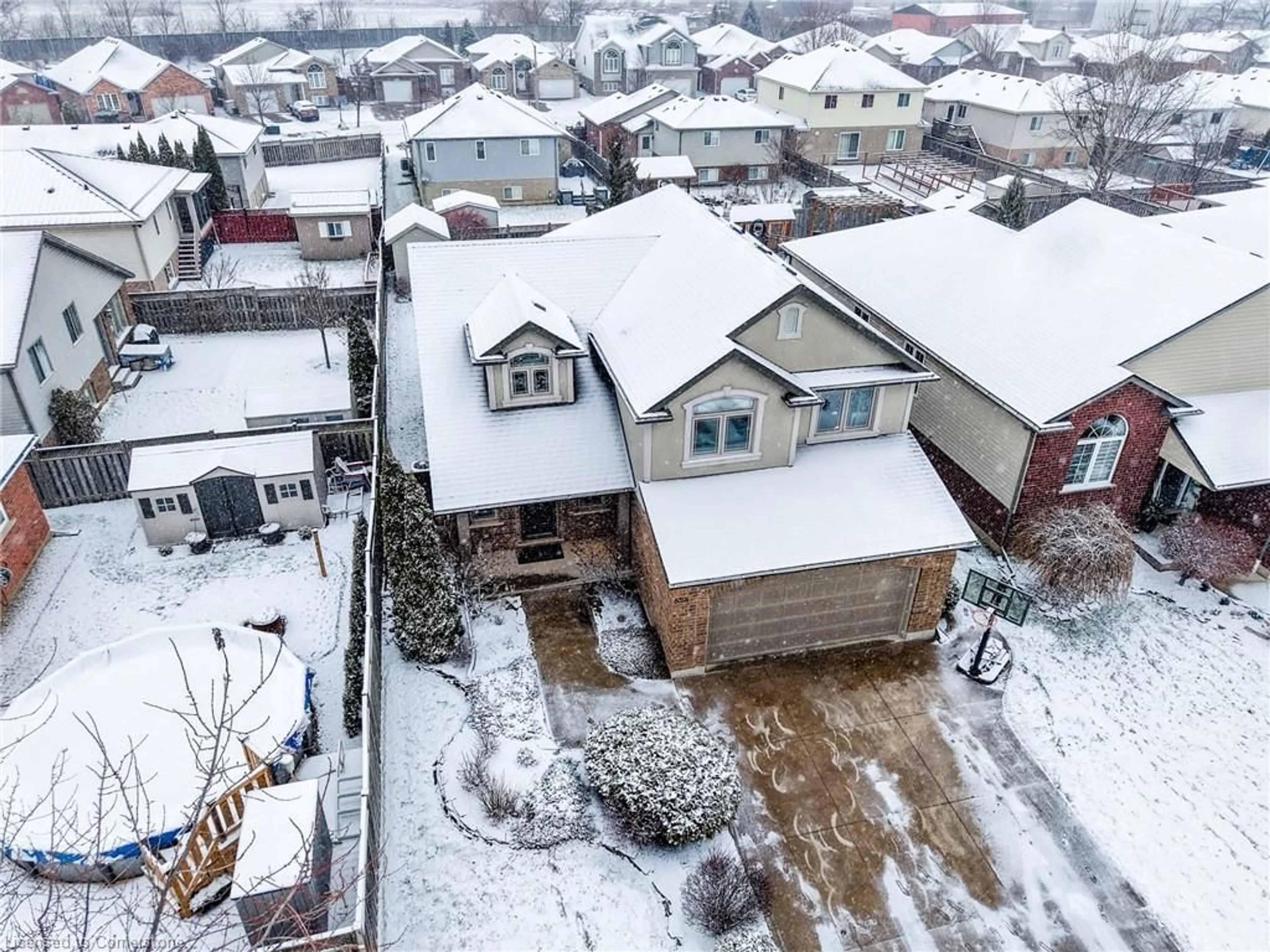 A pic from outside/outdoor area/front of a property/back of a property/a pic from drone, street for 8391 Mullen Crt, Niagara Falls Ontario L2H 3M8