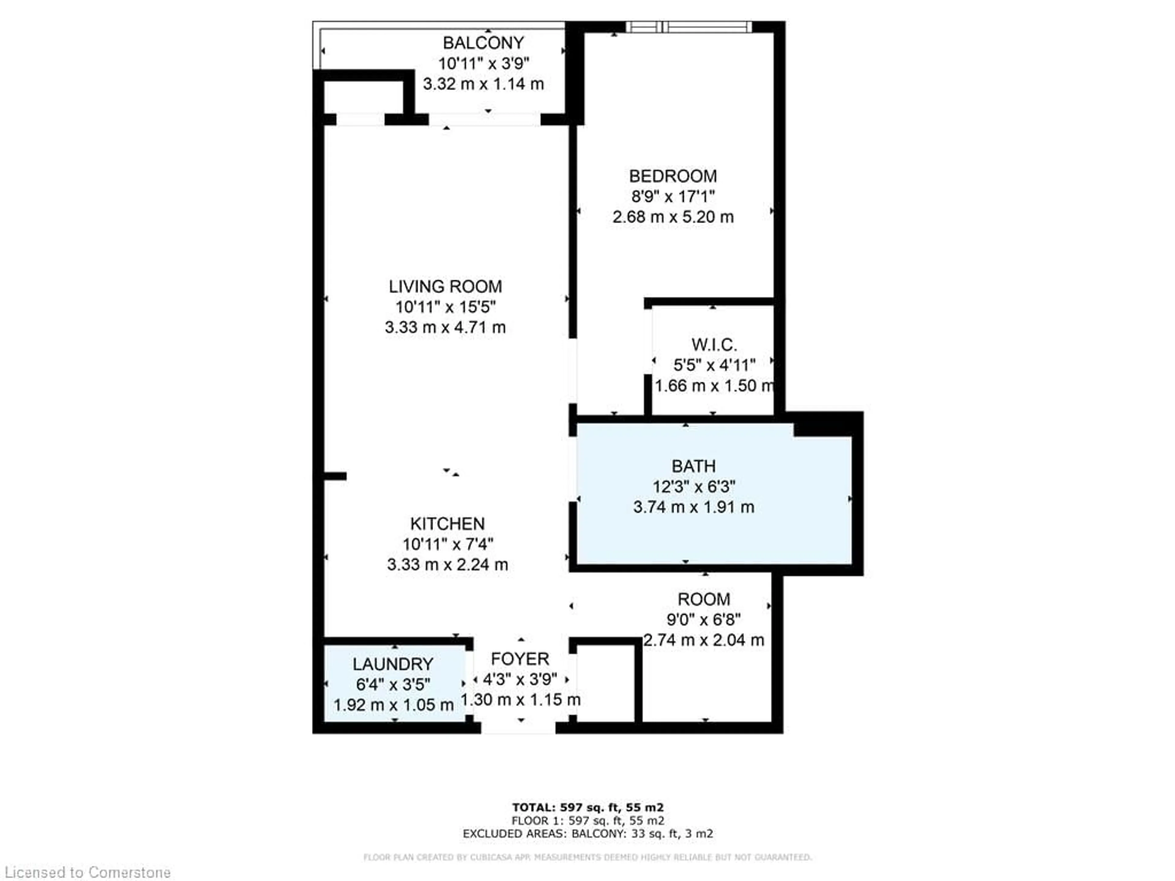 Floor plan for 101 Shoreview Pl #240, Stoney Creek Ontario L8E 0K2