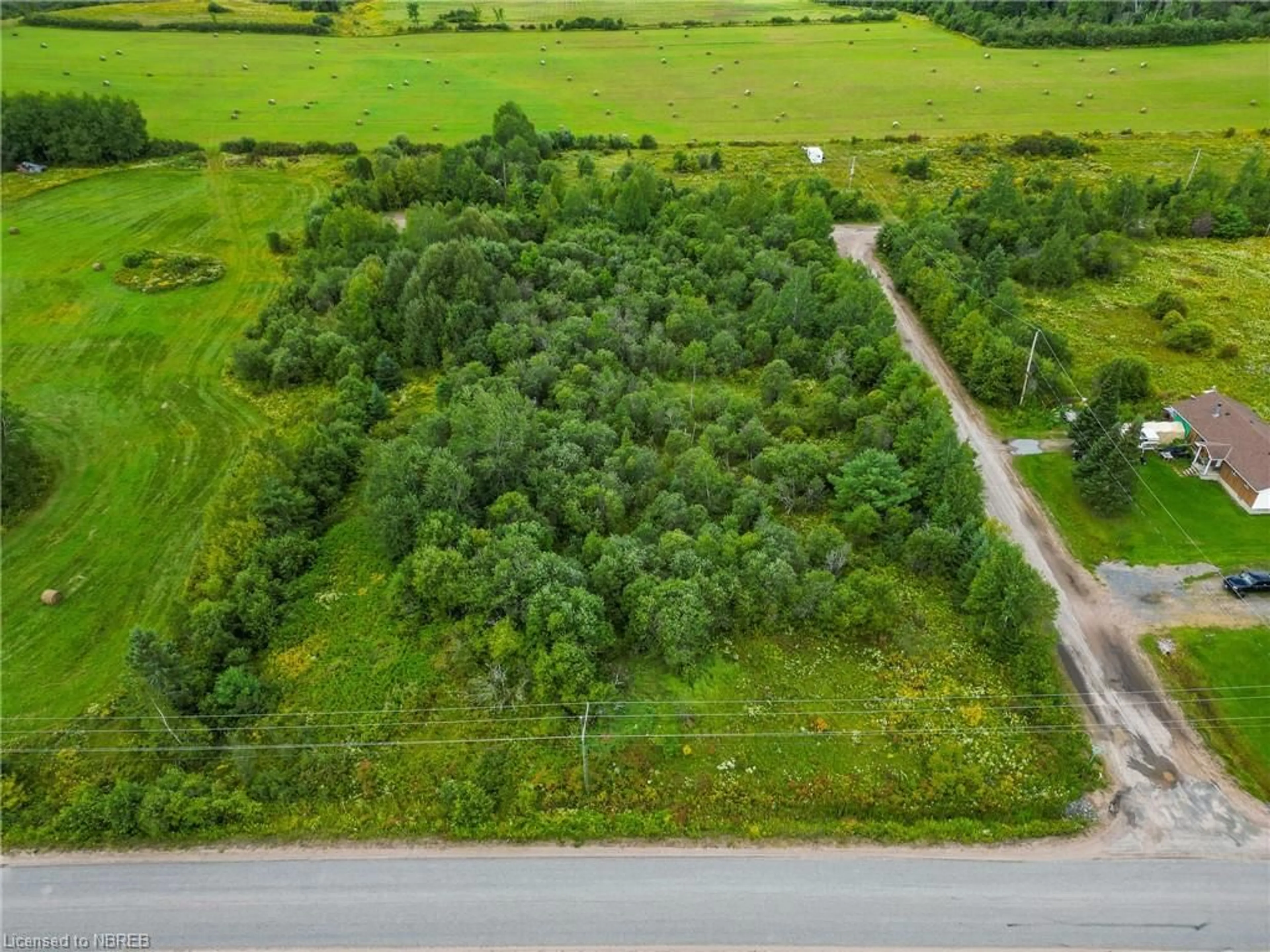 A pic from outside/outdoor area/front of a property/back of a property/a pic from drone, forest/trees view for LOT 3 Talon Cres, Bonfield Ontario P0H 1E0