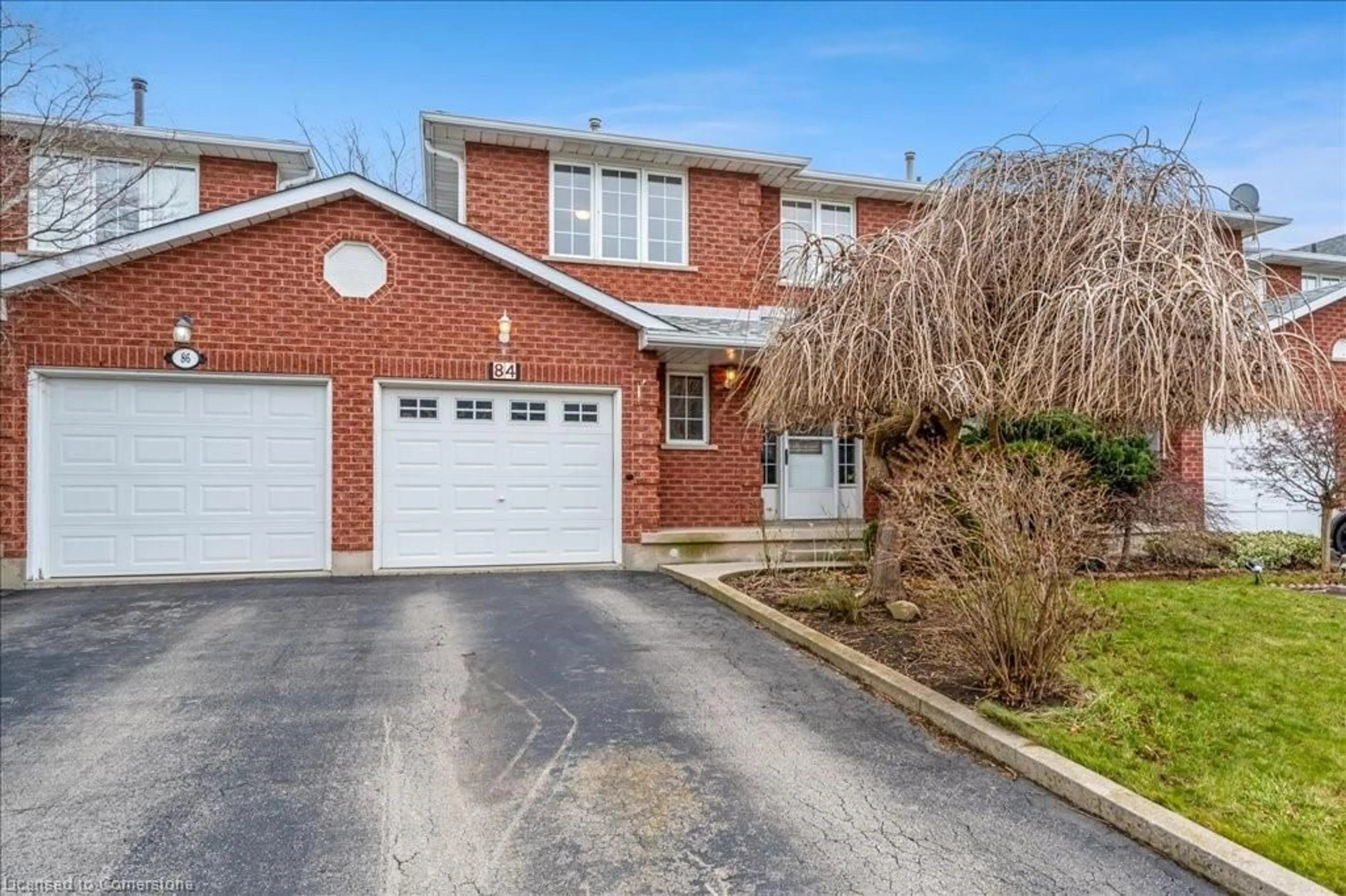 Home with brick exterior material, street for 84 Chelsea Cres, Stoney Creek Ontario L8E 5R8