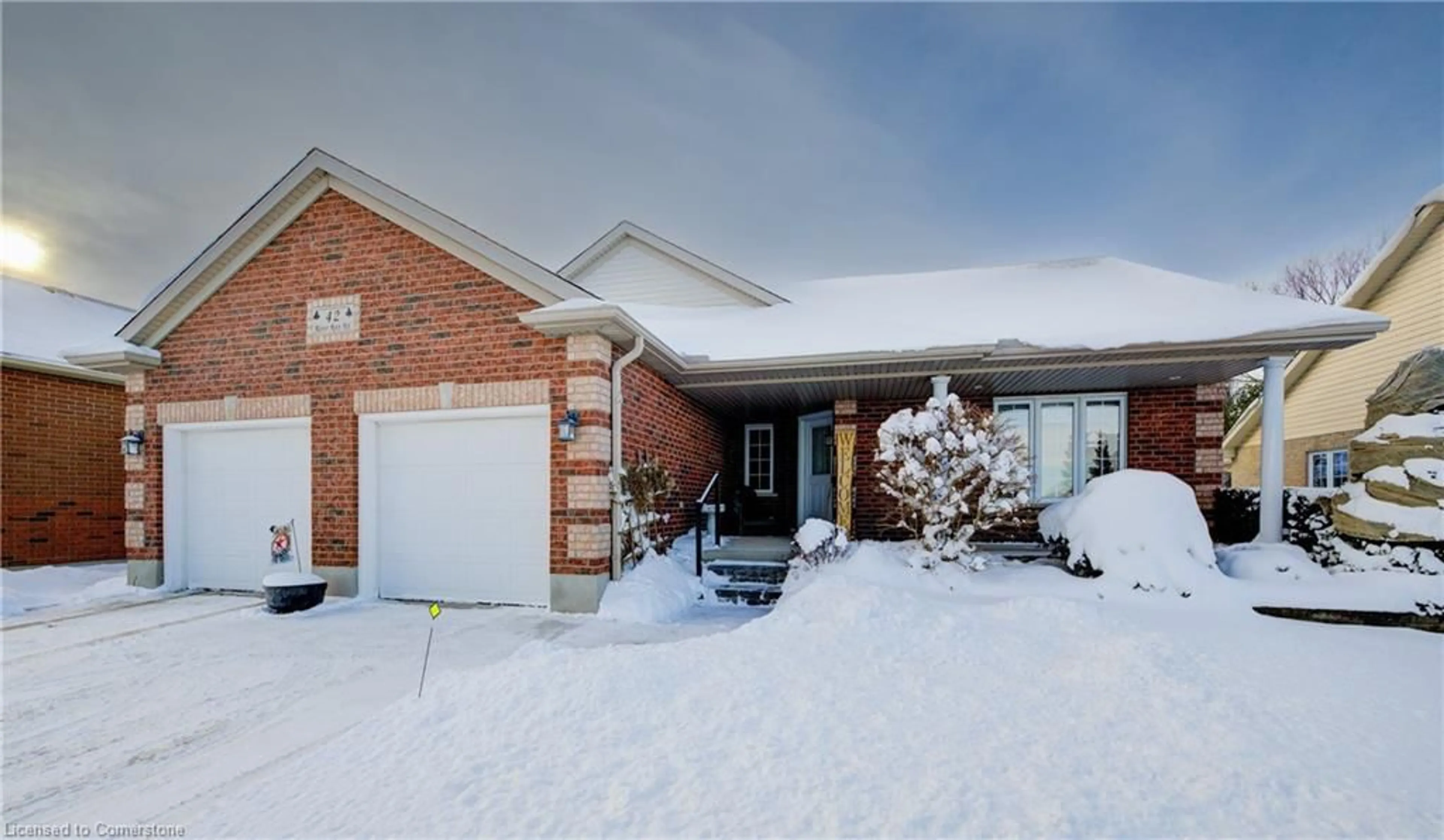 Home with brick exterior material, street for 42 River Run Rd, Drayton Ontario N0G 1P0