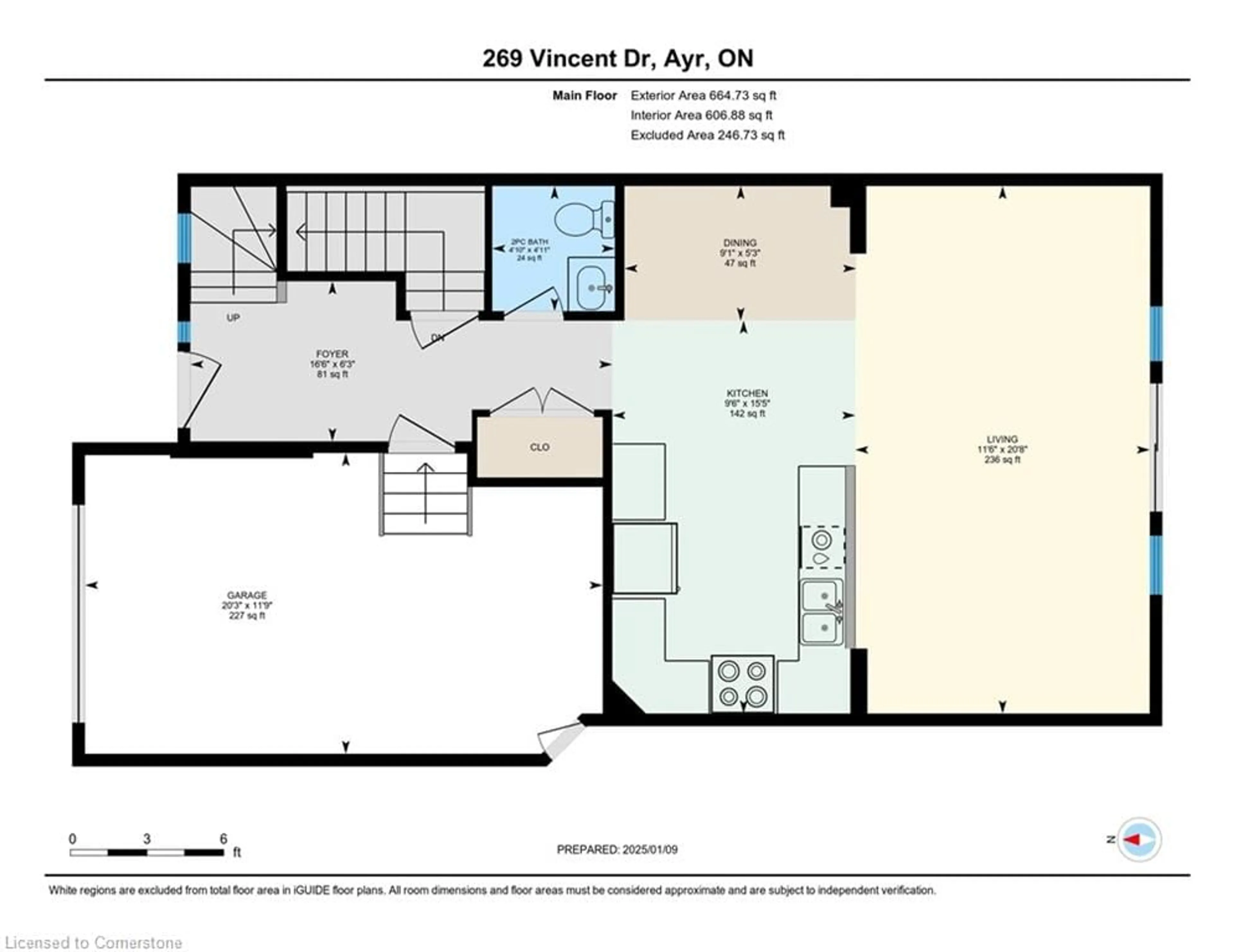 Floor plan for 269 Vincent Dr, Ayr Ontario N0B 1E0