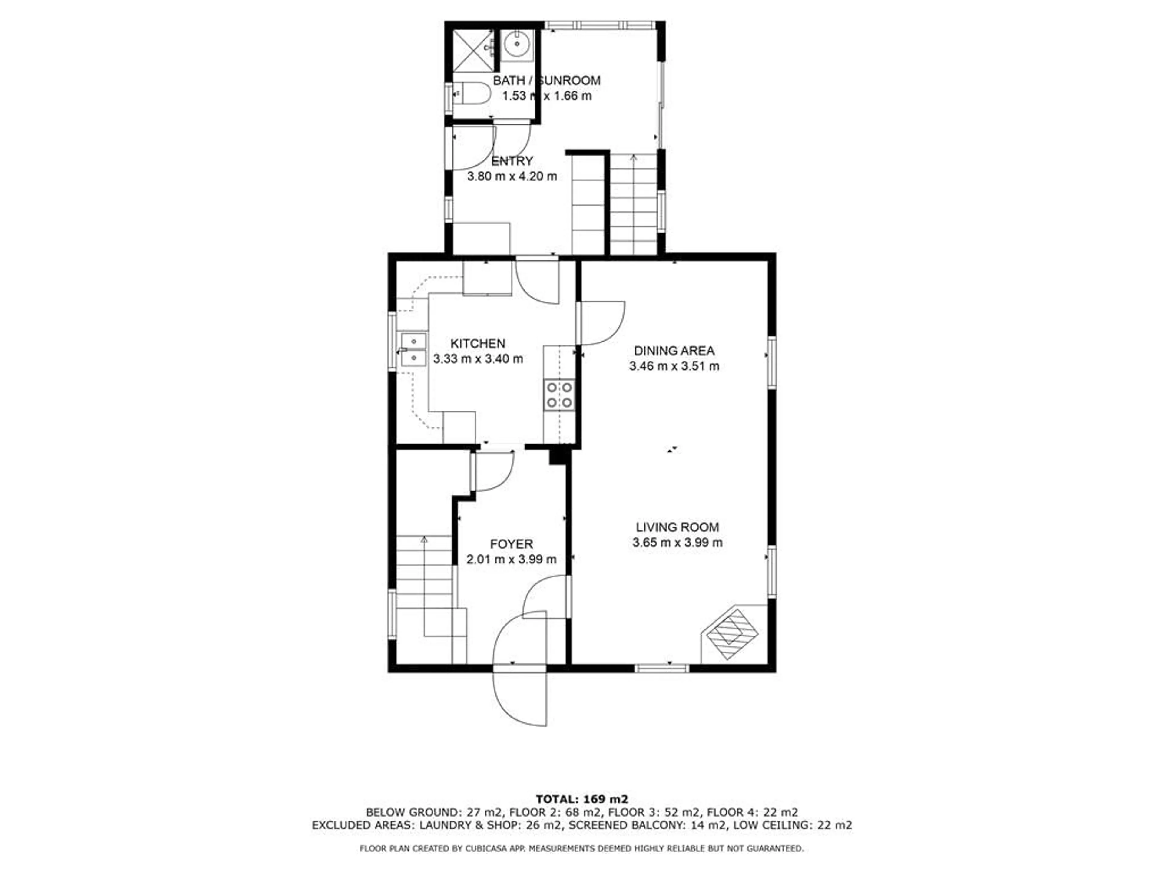 Floor plan for 12 Elizabeth St, Creemore Ontario L0M 1G0