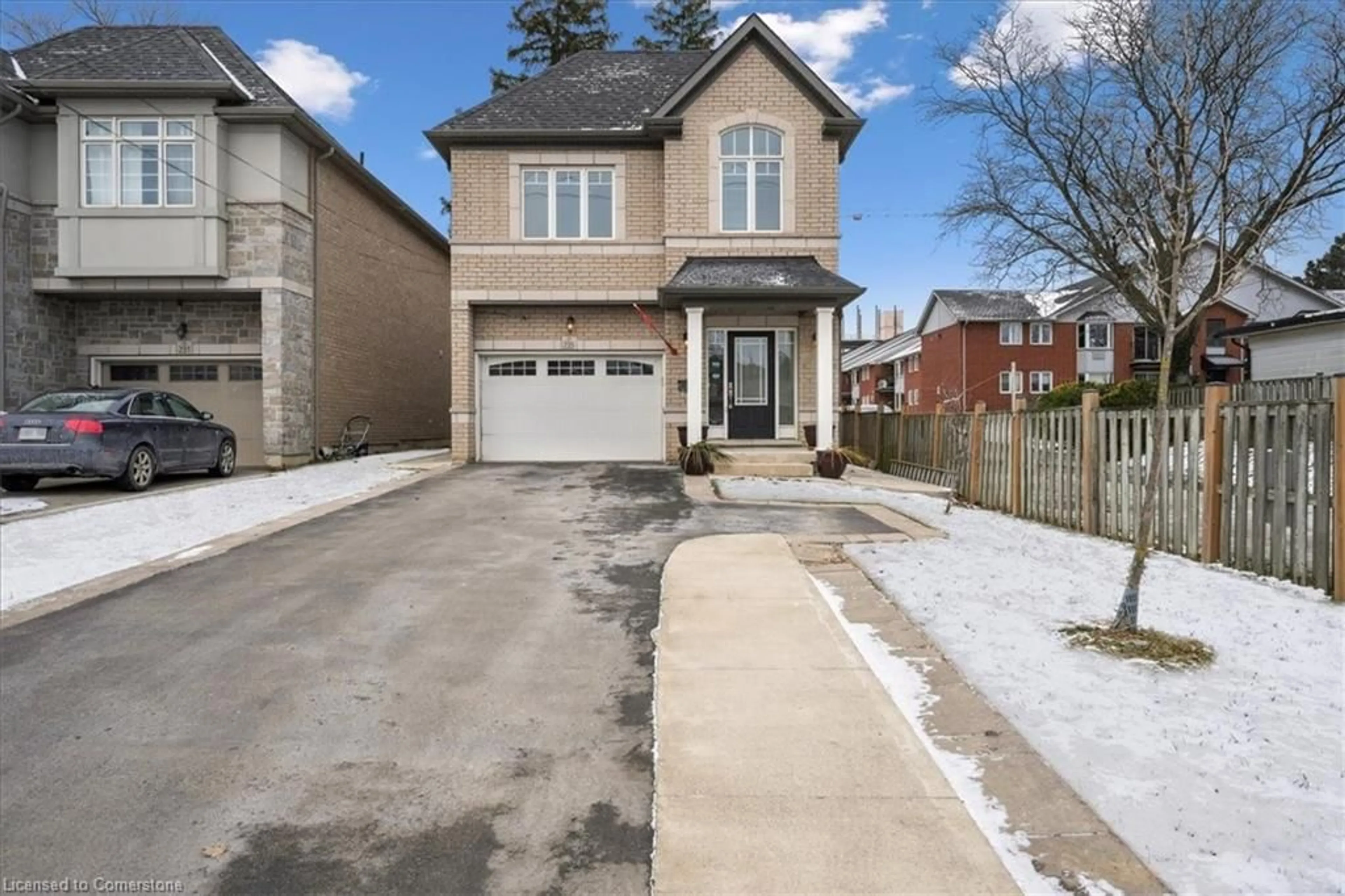 Home with brick exterior material, street for 235 Stone Church Rd, Hamilton Ontario L9B 1B1