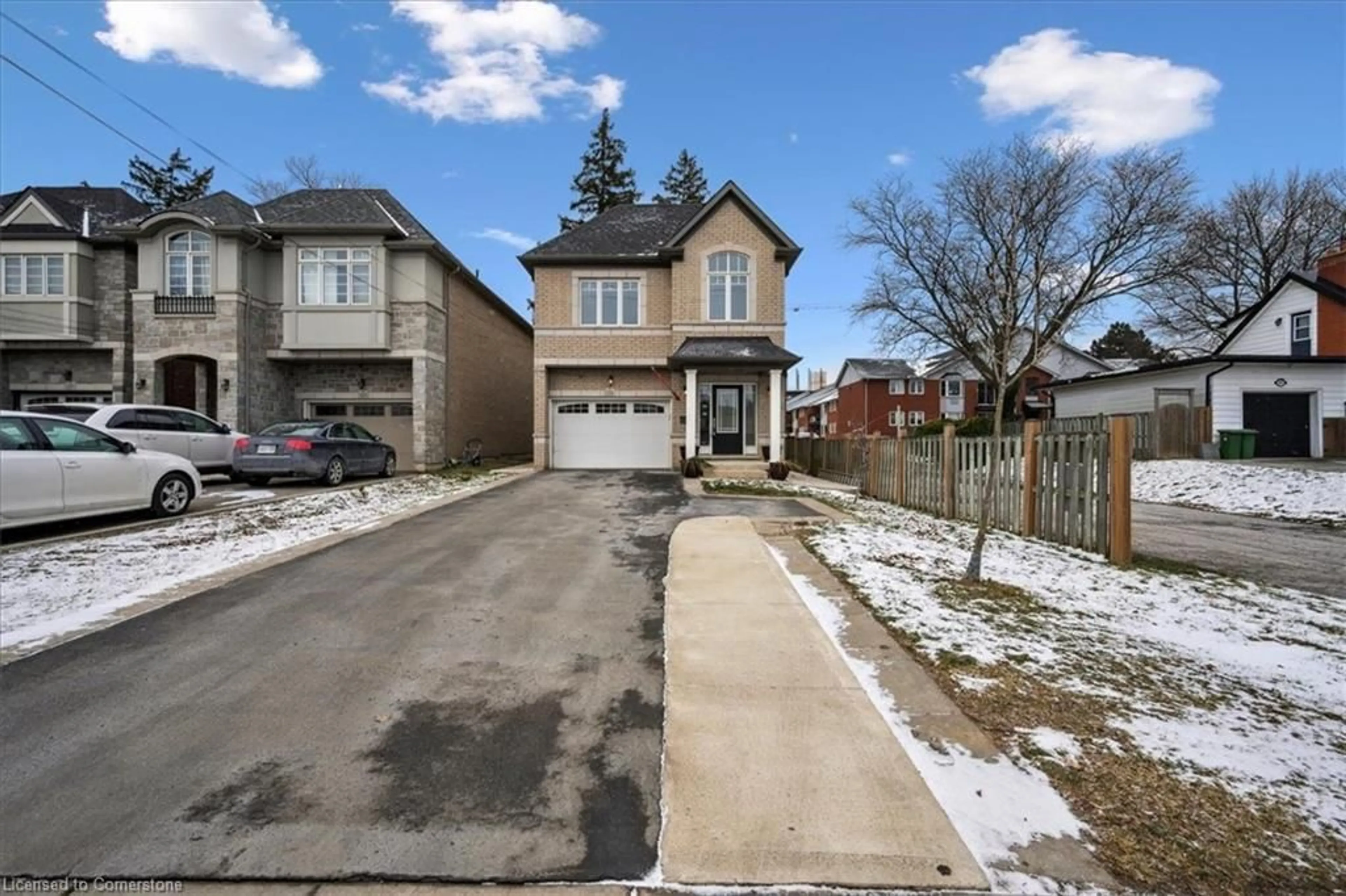 A pic from outside/outdoor area/front of a property/back of a property/a pic from drone, street for 235 Stone Church Rd, Hamilton Ontario L9B 1B1