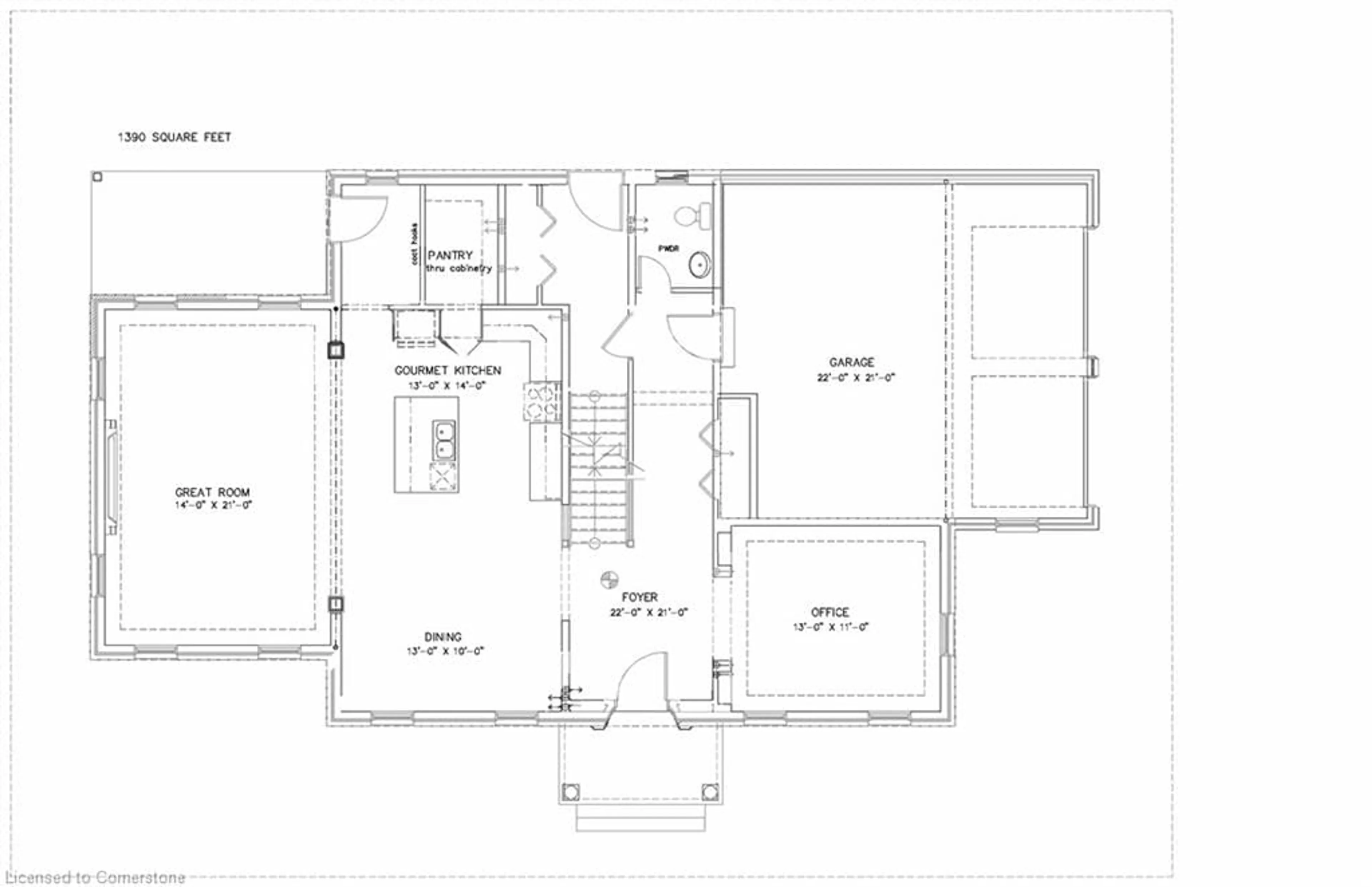 Floor plan for BEDFORD Wildan Dr, Flamborough Ontario L8N 2Z7