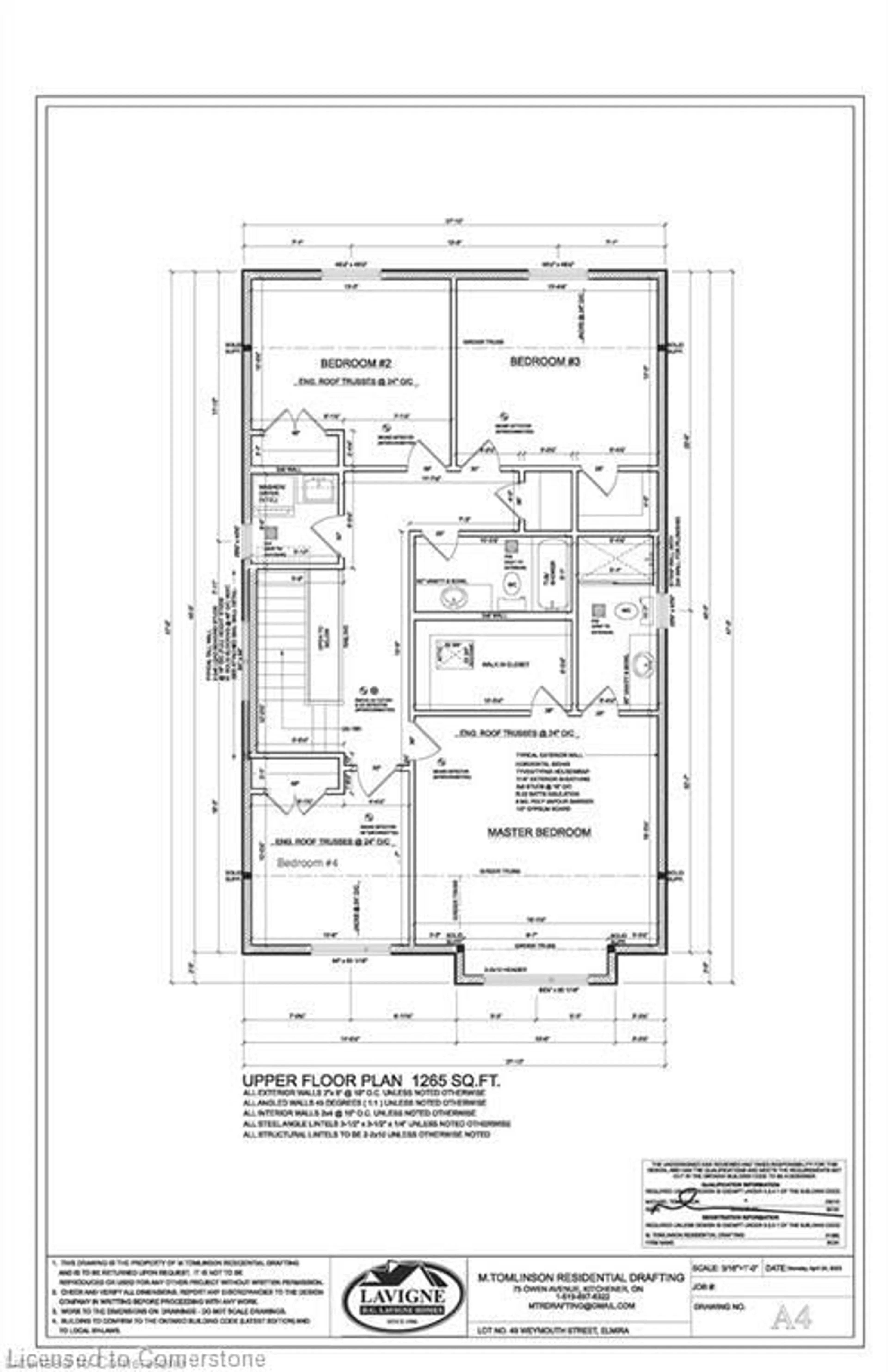 Floor plan for 63 Weymouth St, Elmira Ontario N3B 0E4