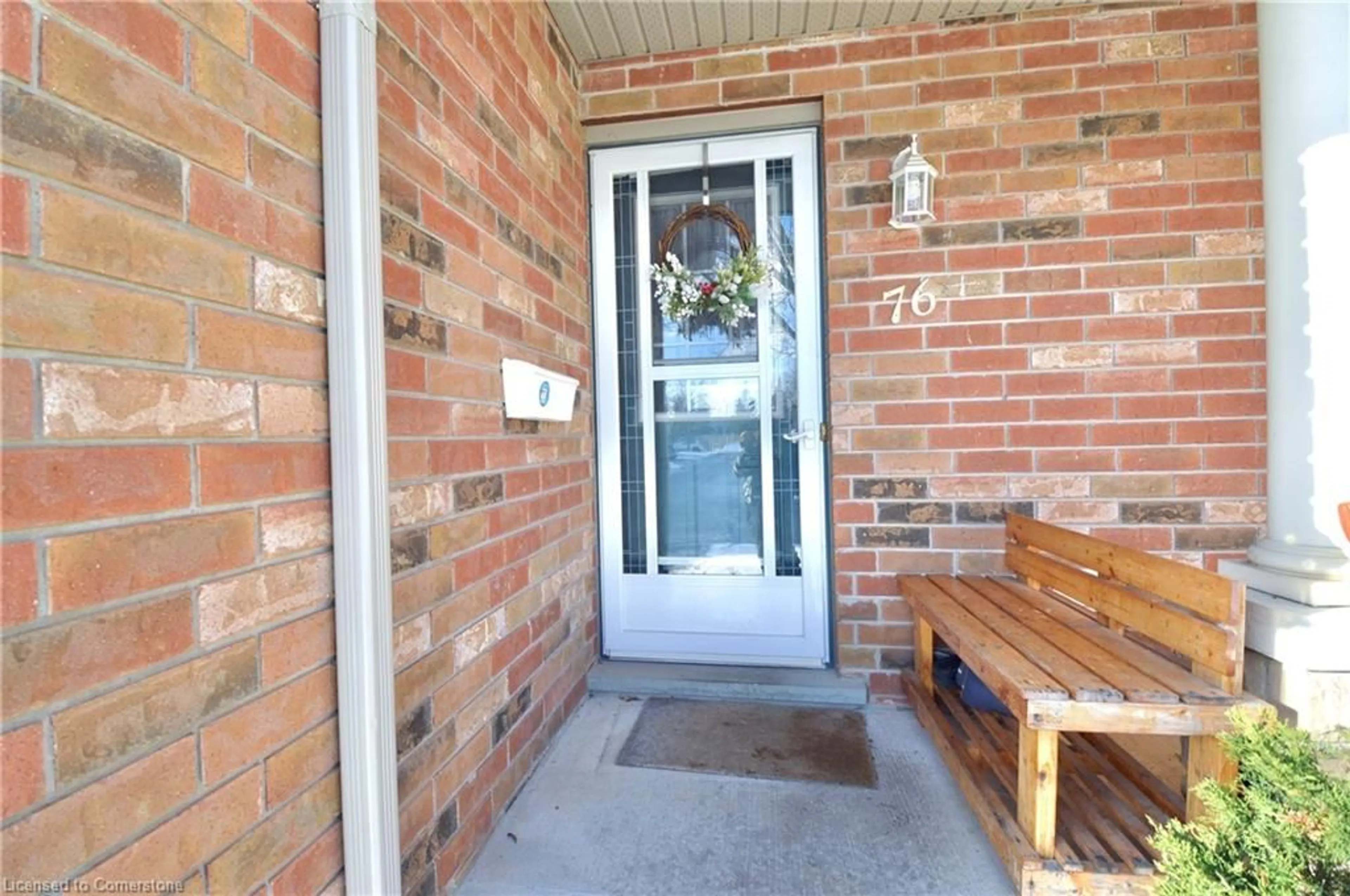 Indoor entryway for 30 Imperial Rd #76, Guelph Ontario N1K 1Y4