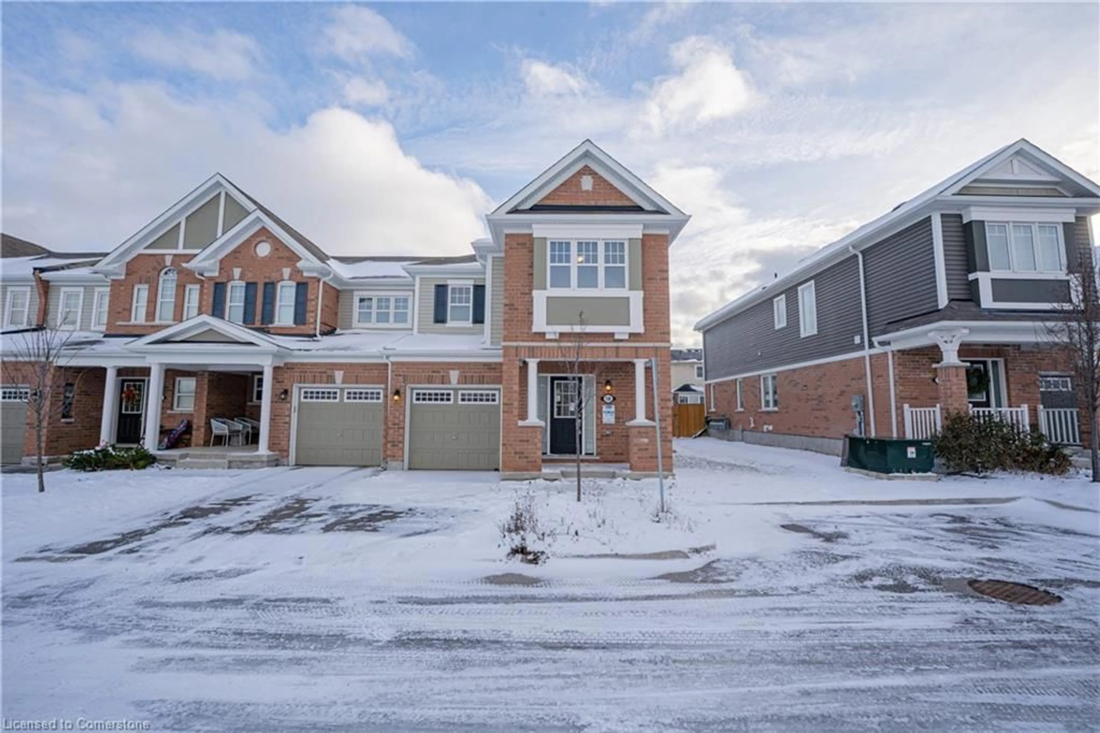 A pic from outside/outdoor area/front of a property/back of a property/a pic from drone, street for 455 Guelph Ave #16, Cambridge Ontario N3C 0H2