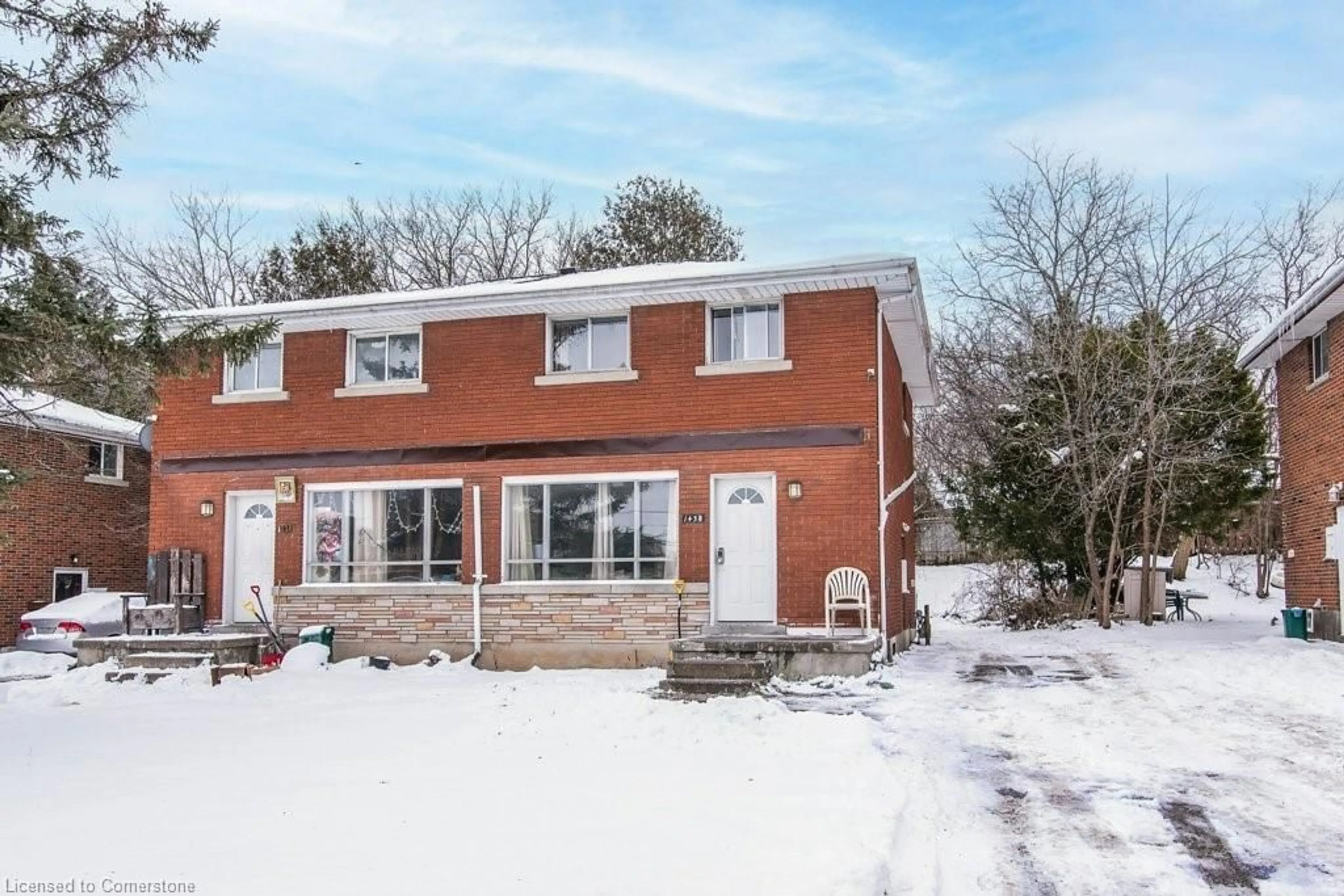 Home with brick exterior material, street for 143B Weber St, Waterloo Ontario N2J 3G9