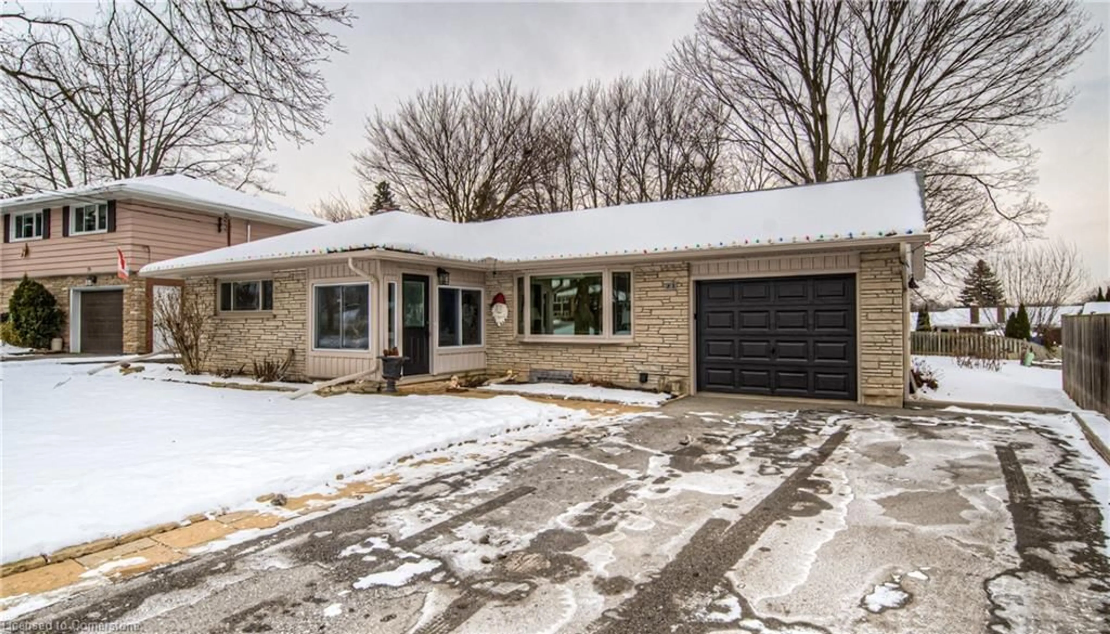 Home with brick exterior material, street for 83 Cloverdale Cres, Kitchener Ontario N2M 4X1