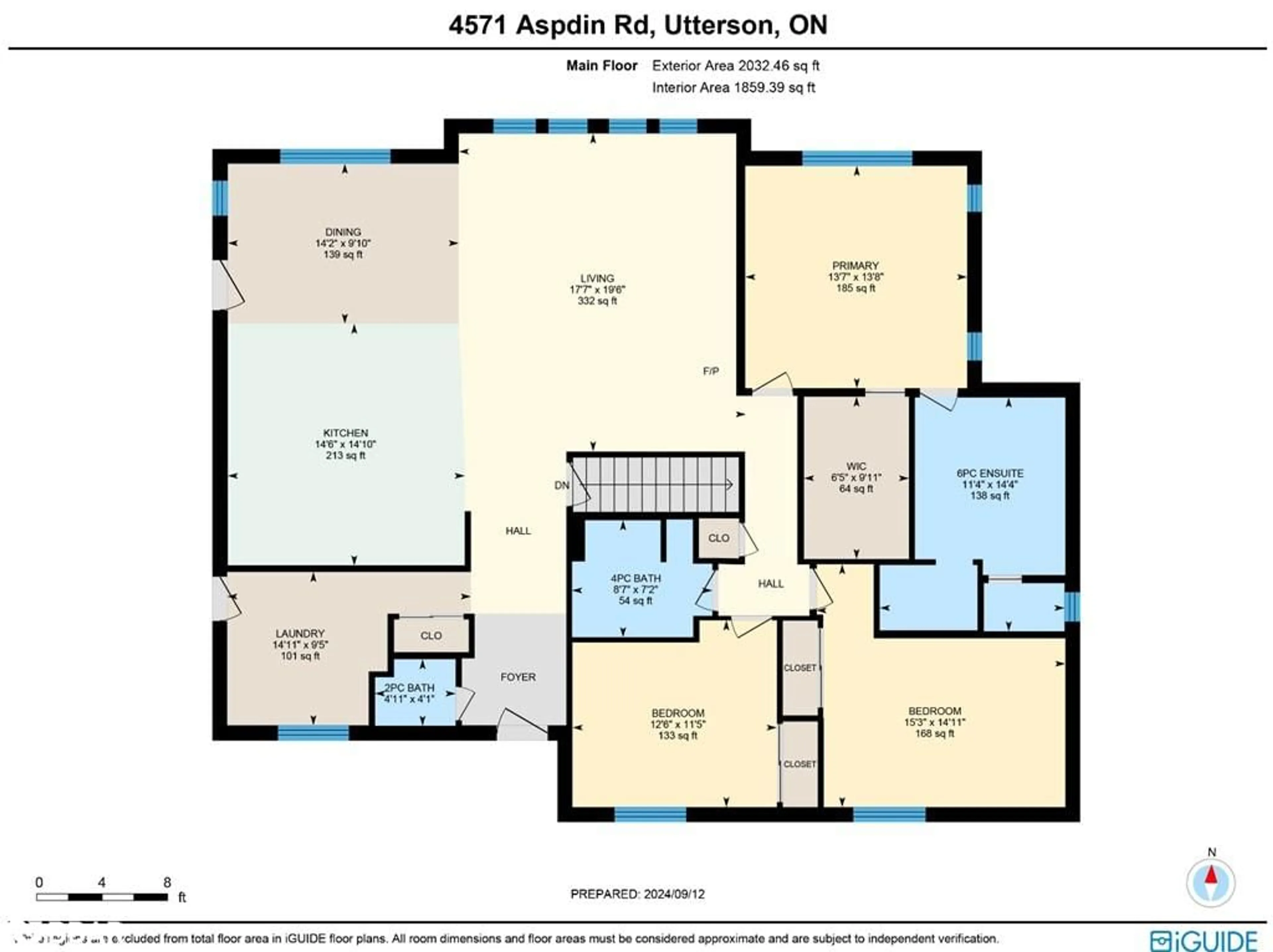 Floor plan for 4571 Aspdin Rd, Utterson Ontario P0B 1M0