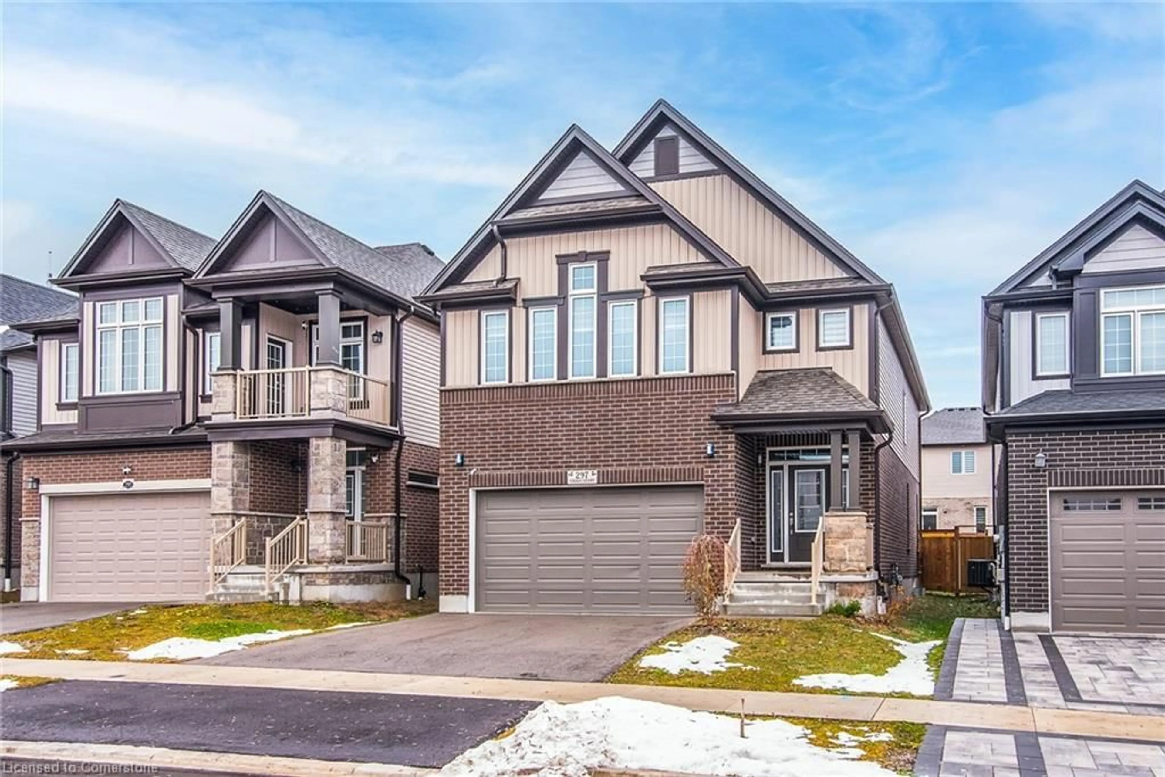 Home with brick exterior material, street for 297 Chokecherry Cres, Waterloo Ontario N2V 0H1