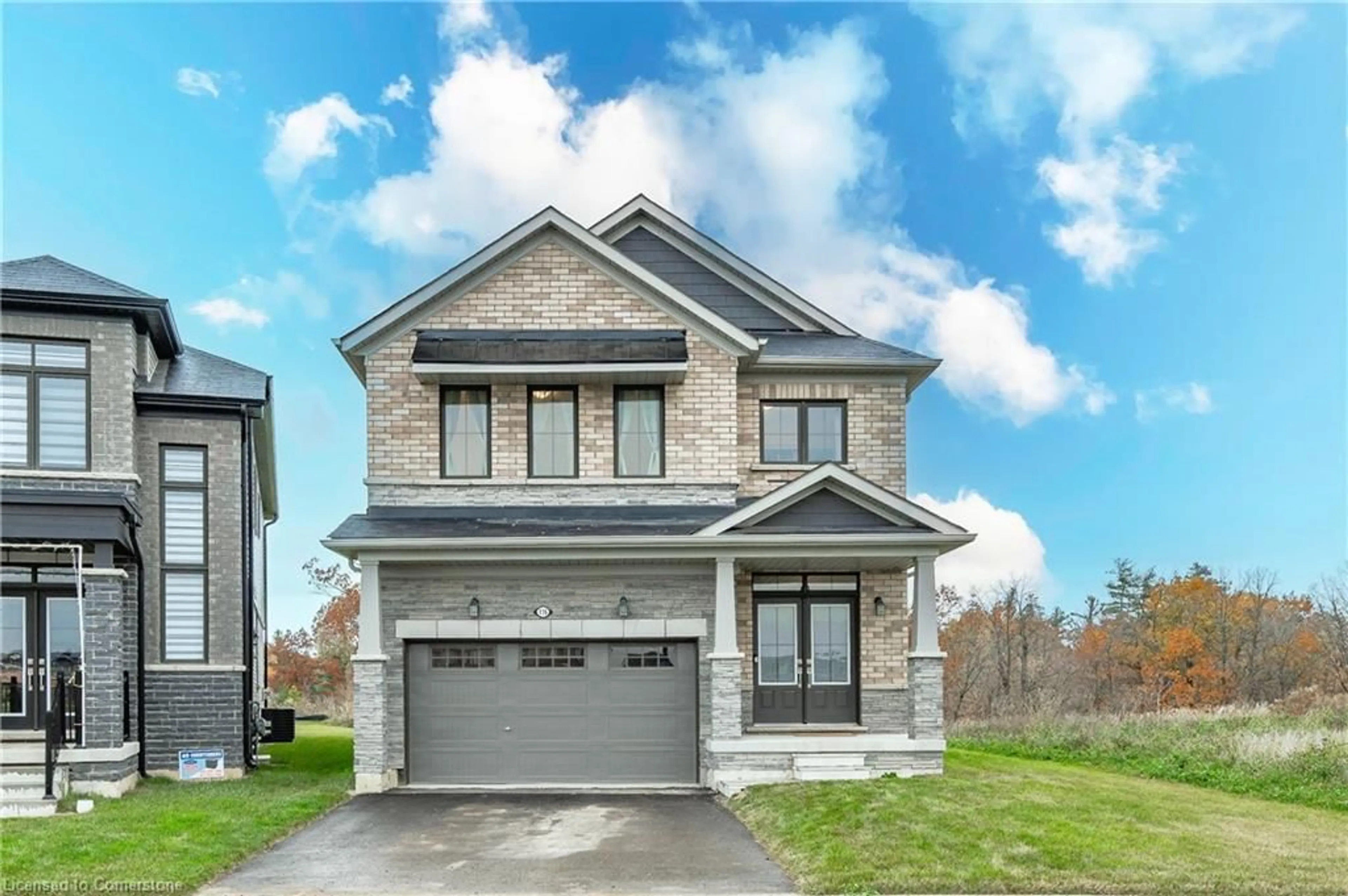 Home with brick exterior material, street for 116 Whithorn Cres, Caledonia Ontario N3W 0G4