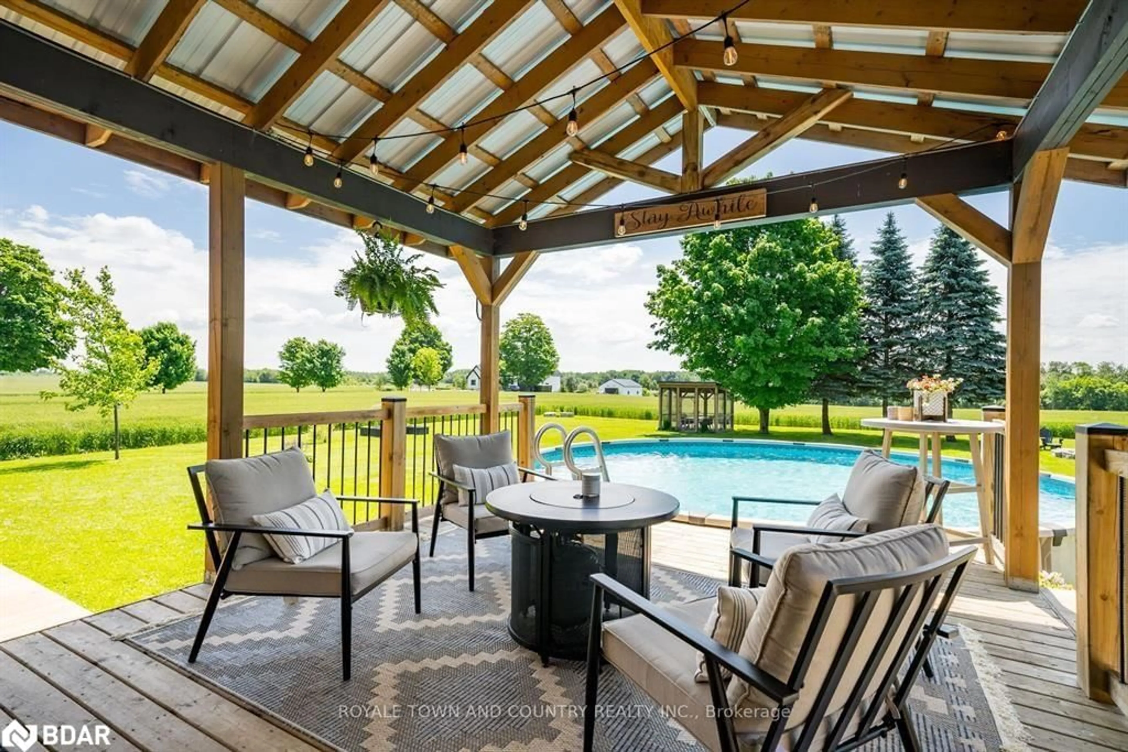 Patio, water/lake/river/ocean view for 298 Glenarm Rd, Woodville Ontario K0M 2T0