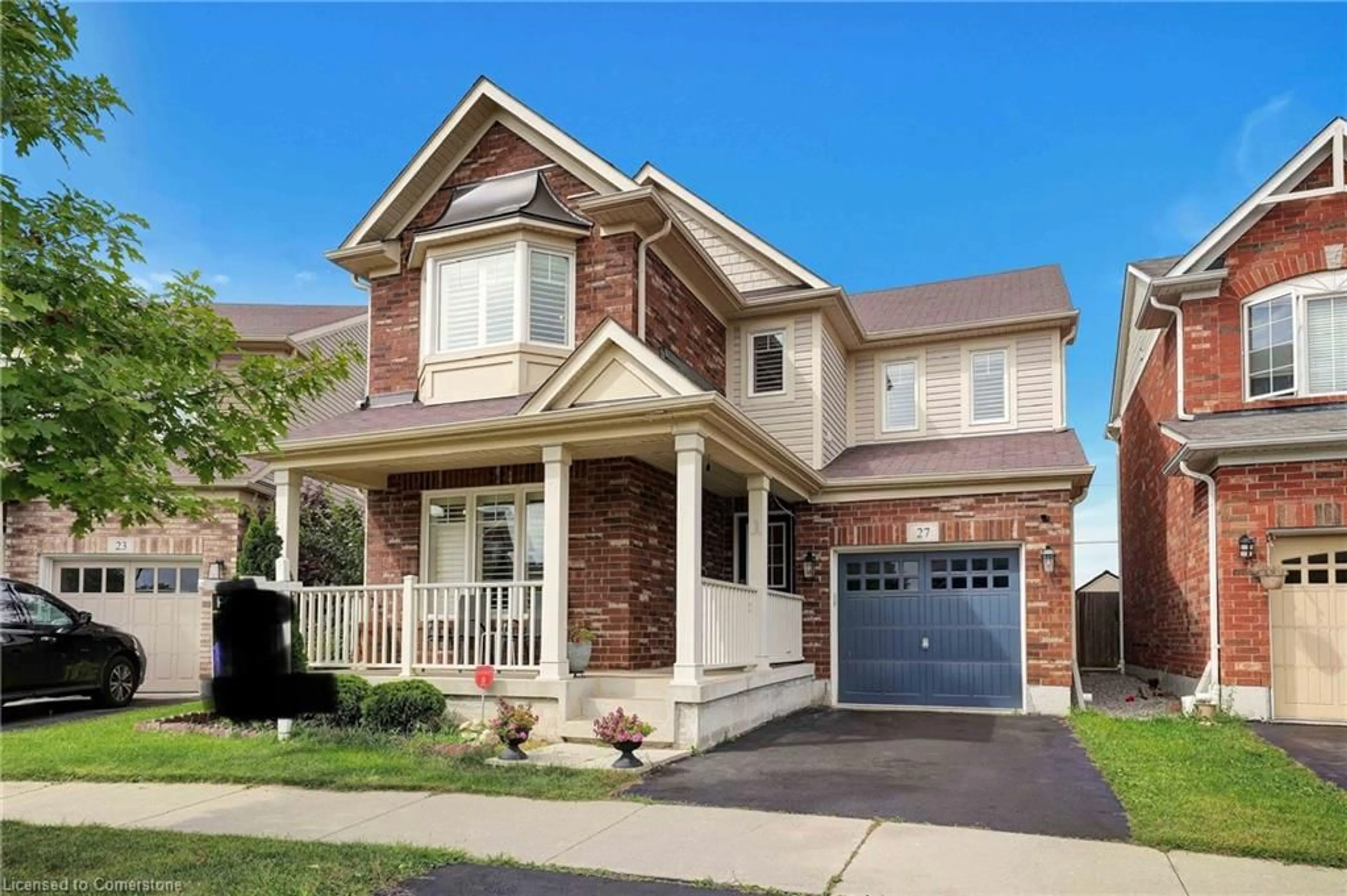 Home with brick exterior material, street for 27 Beattie Cres, Cambridge Ontario N3C 032