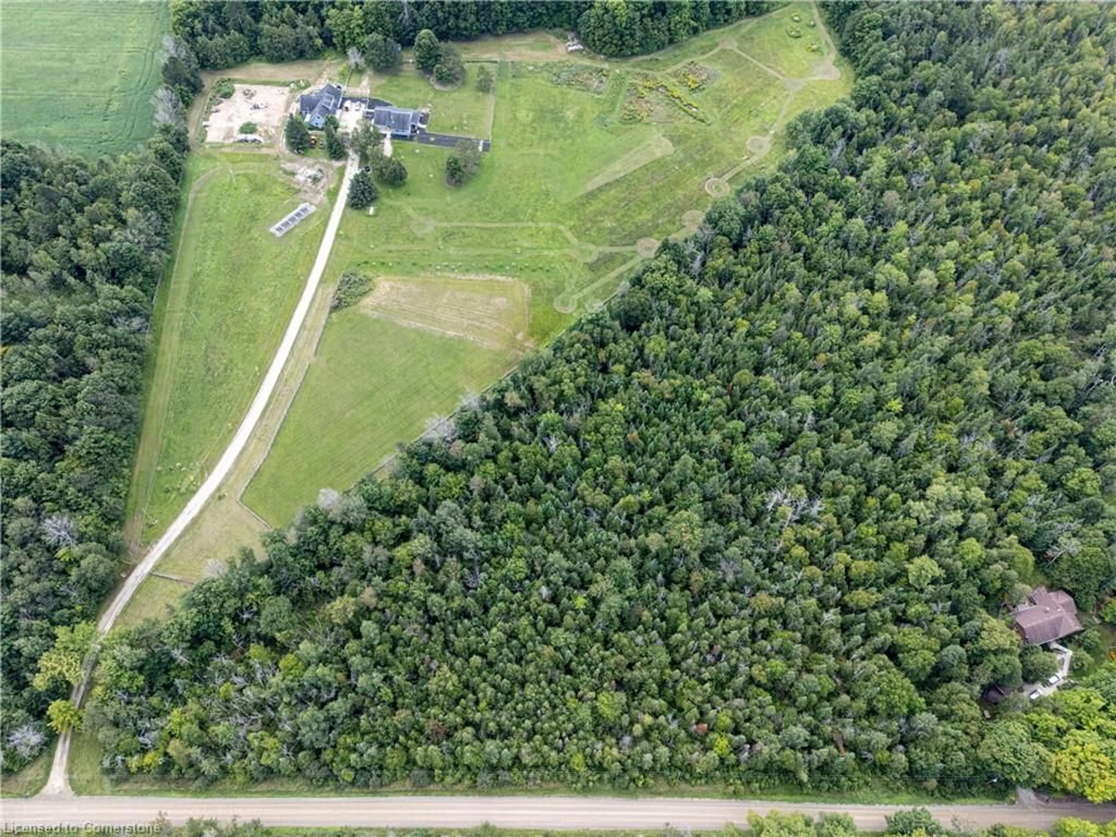 A pic from outside/outdoor area/front of a property/back of a property/a pic from drone, forest/trees view for 5750 First Line, Erin Ontario L0N 1N0