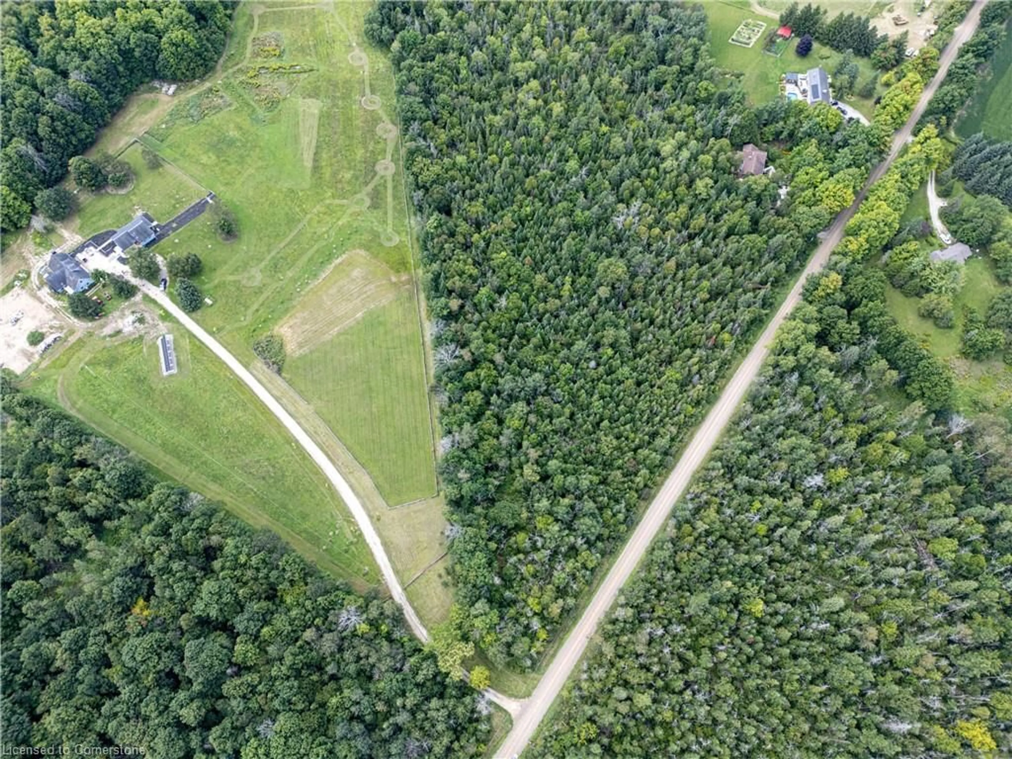 A pic from outside/outdoor area/front of a property/back of a property/a pic from drone, forest/trees view for 5750 First Line, Erin Ontario L0N 1N0