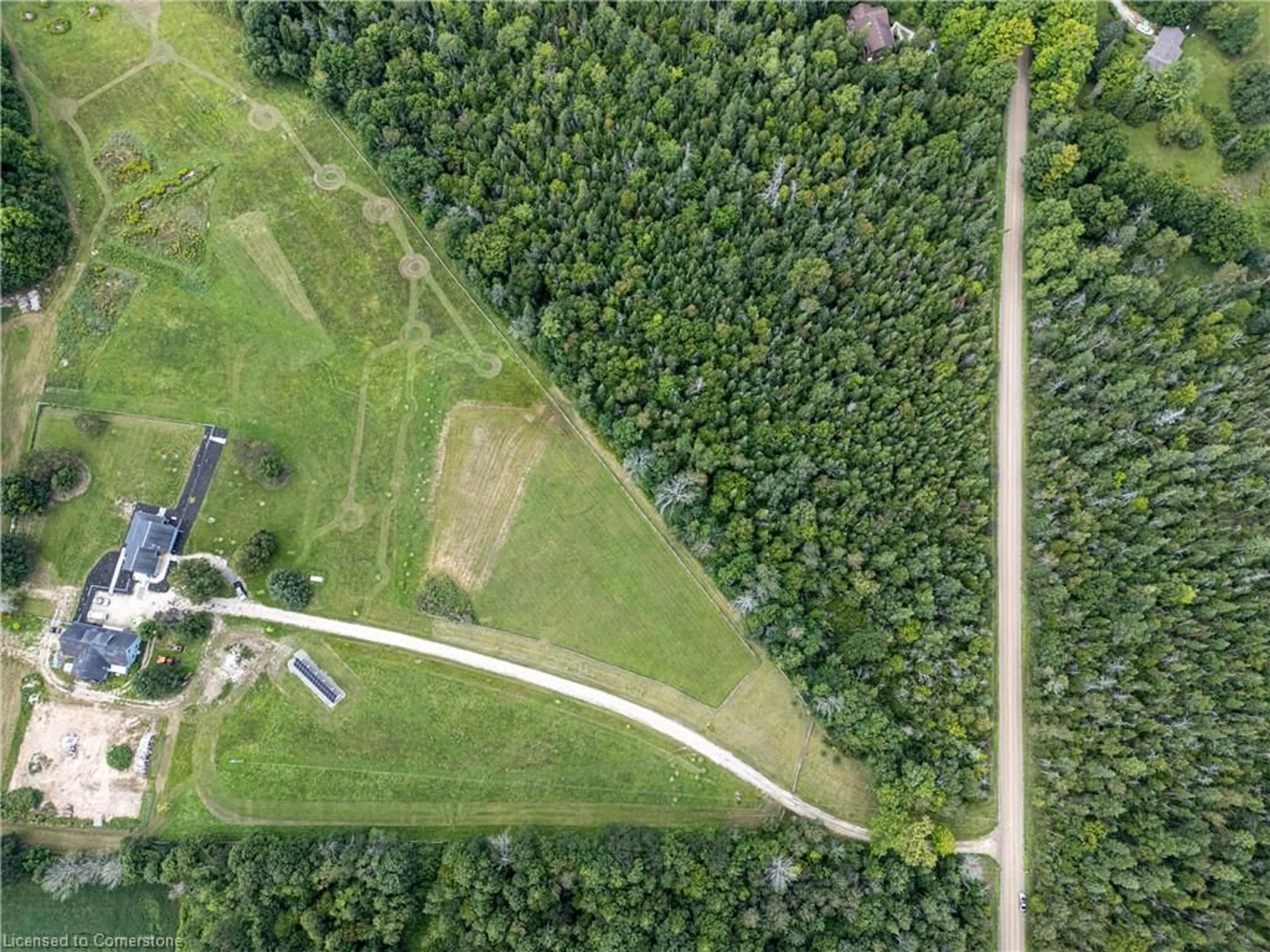 A pic from outside/outdoor area/front of a property/back of a property/a pic from drone, forest/trees view for 5750 First Line, Erin Ontario L0N 1N0