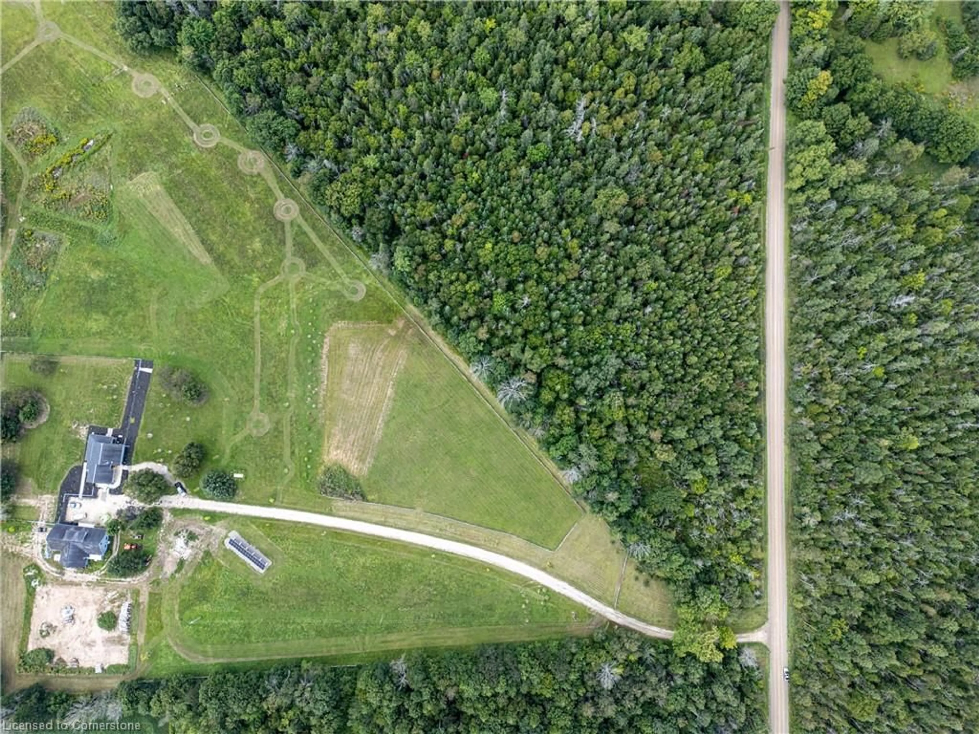 A pic from outside/outdoor area/front of a property/back of a property/a pic from drone, forest/trees view for 5750 First Line, Erin Ontario L0N 1N0