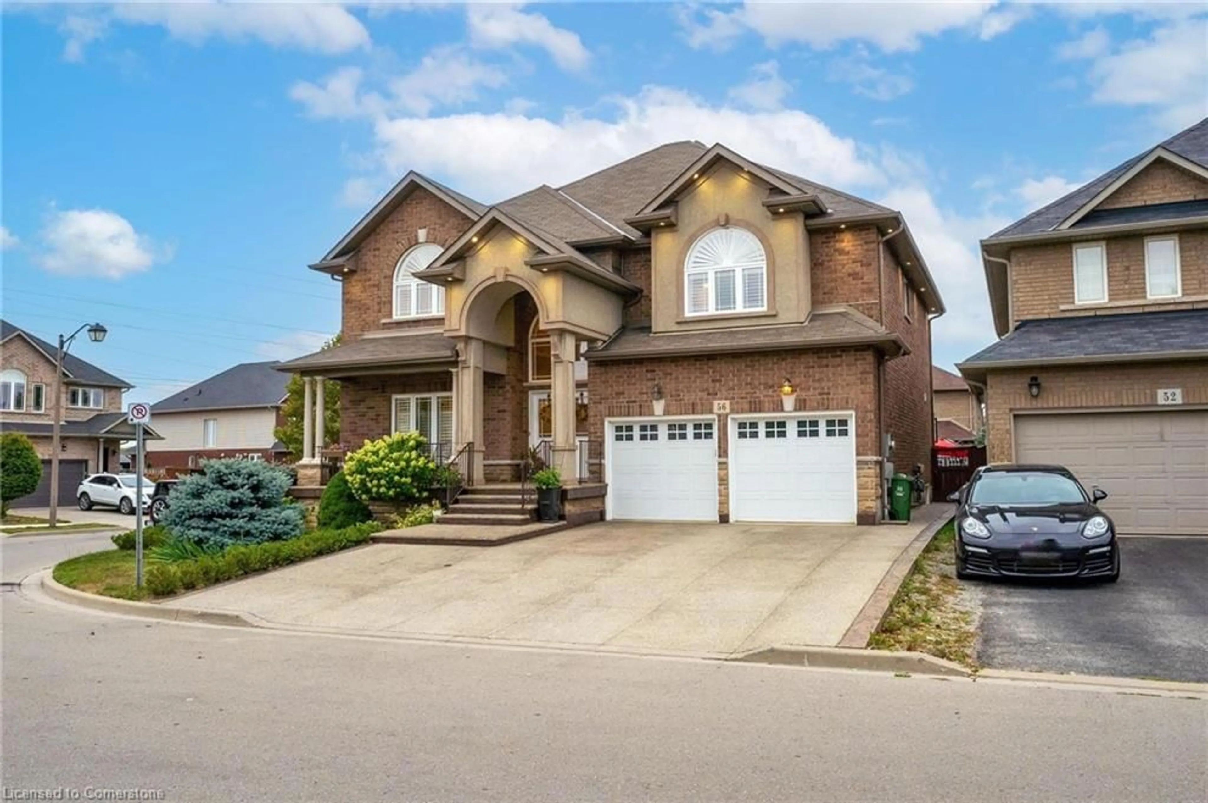 Home with brick exterior material, street for 56 Pelech Cres, Stoney Creek Ontario L0R 1P0