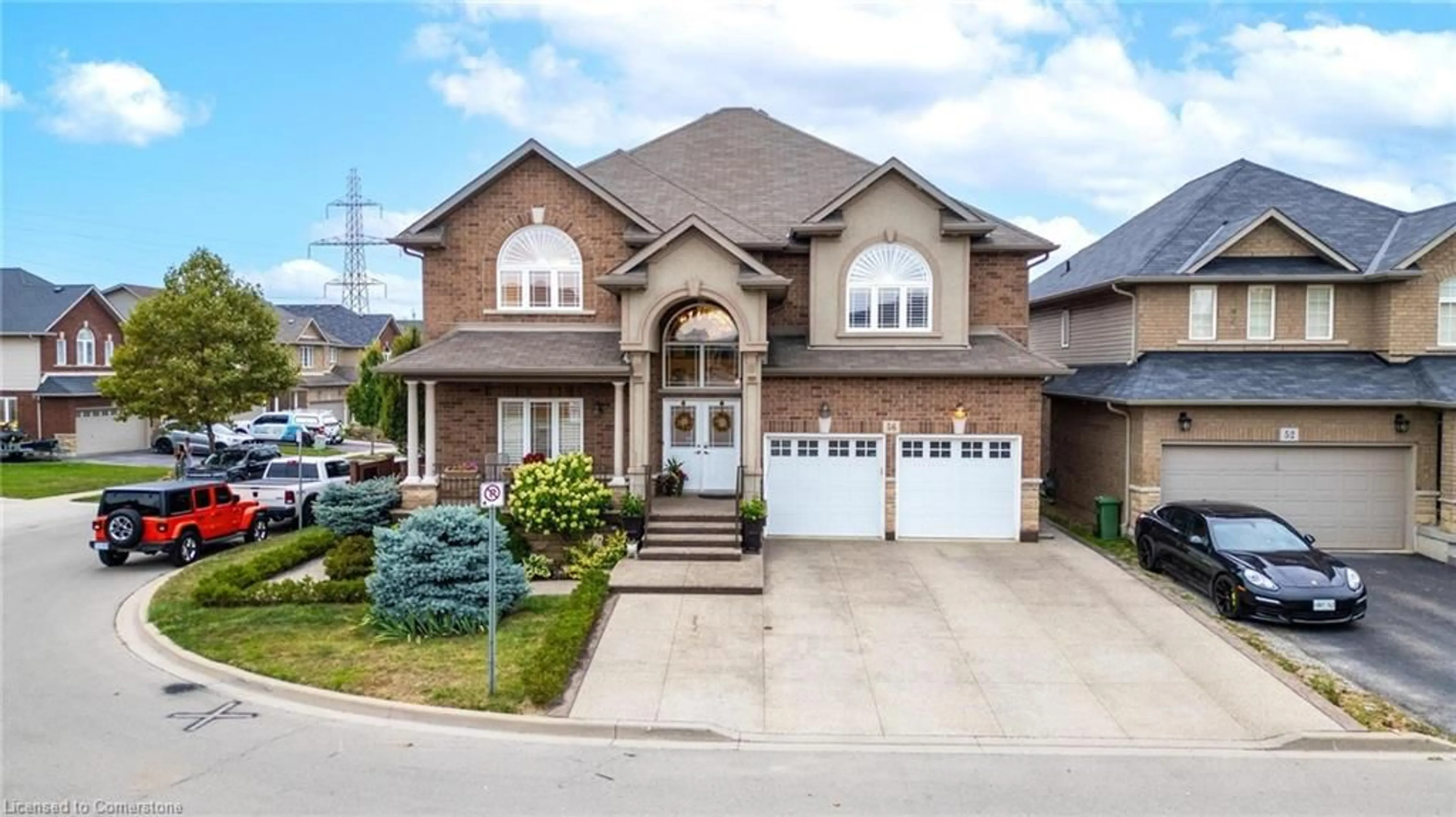 Home with brick exterior material, street for 56 Pelech Cres, Stoney Creek Ontario L0R 1P0