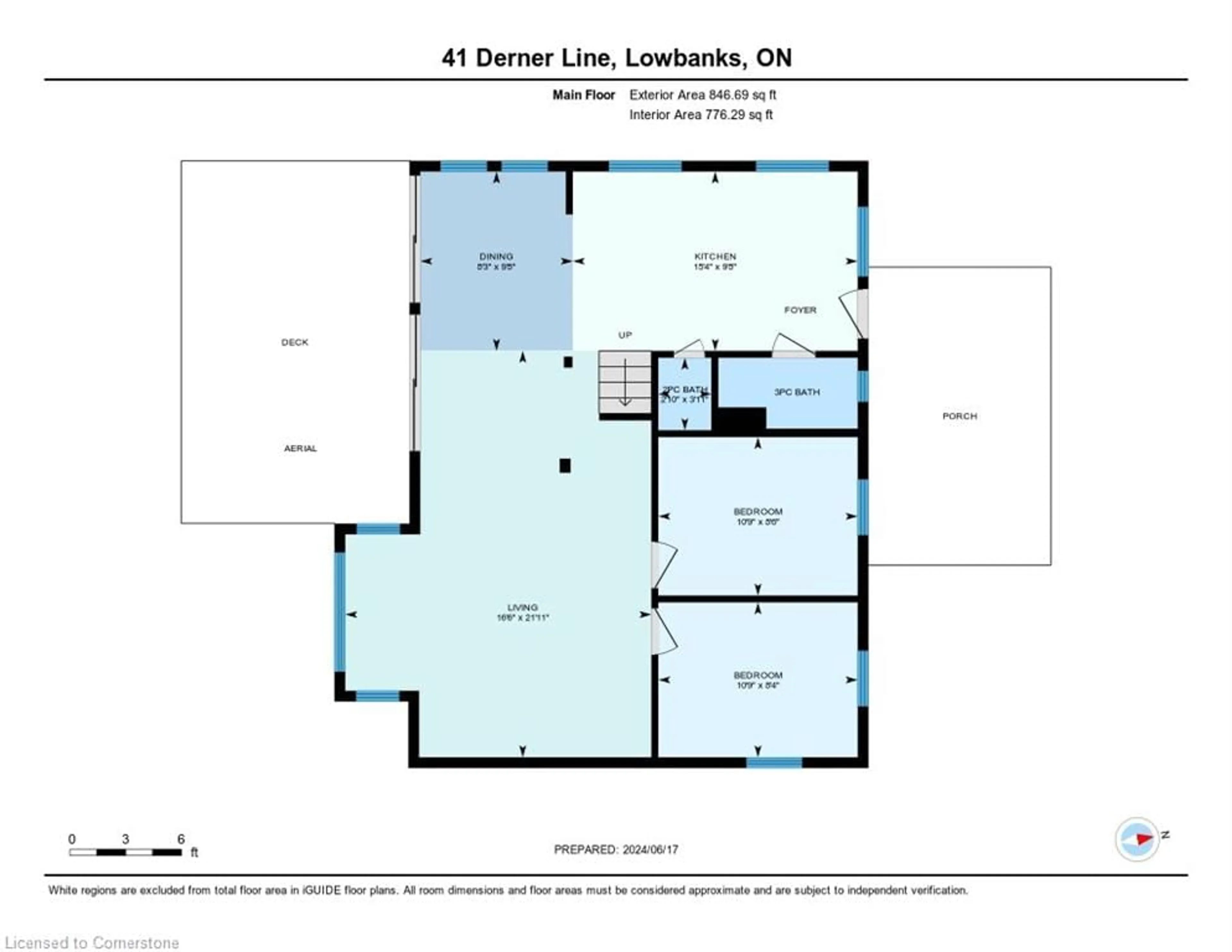 Floor plan for 41 Derner Line, Dunnville Ontario N0A 1K0