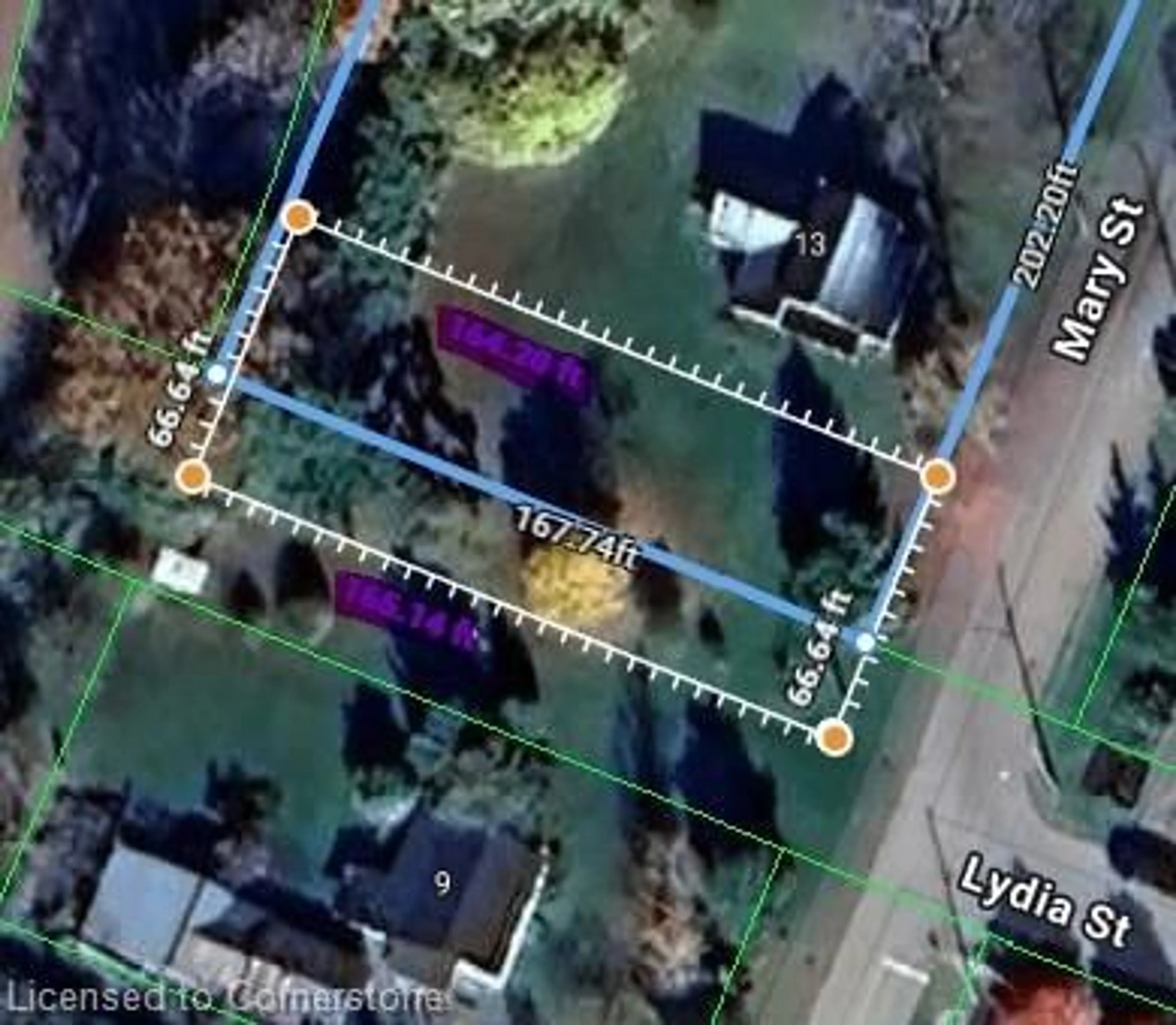 A pic from outside/outdoor area/front of a property/back of a property/a pic from drone, street for 11 Mary St, Jarvis Ontario N0A 1J0