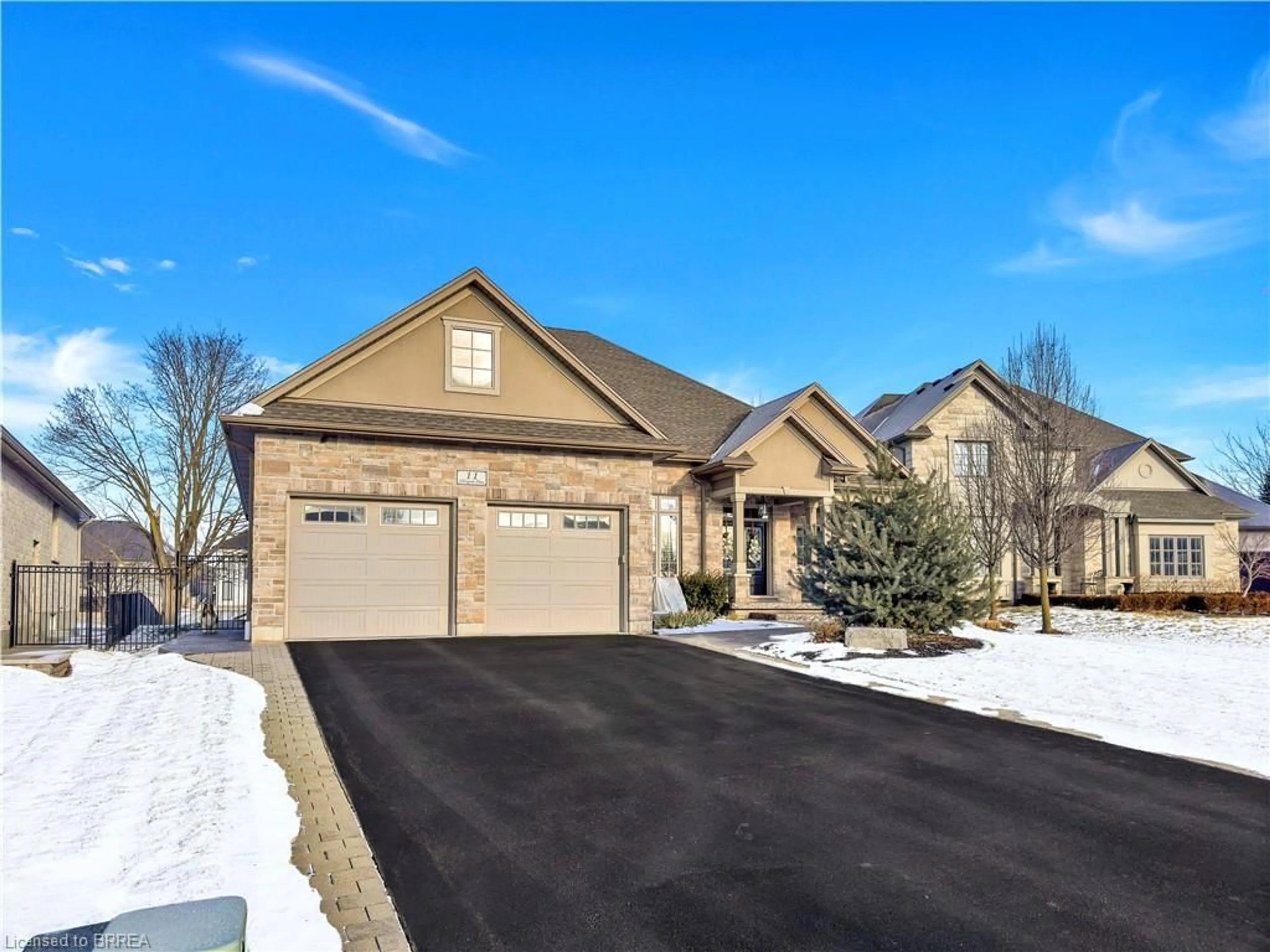 Home with brick exterior material, street for 11 Ellington Pl, Brantford Ontario N3T 0H5