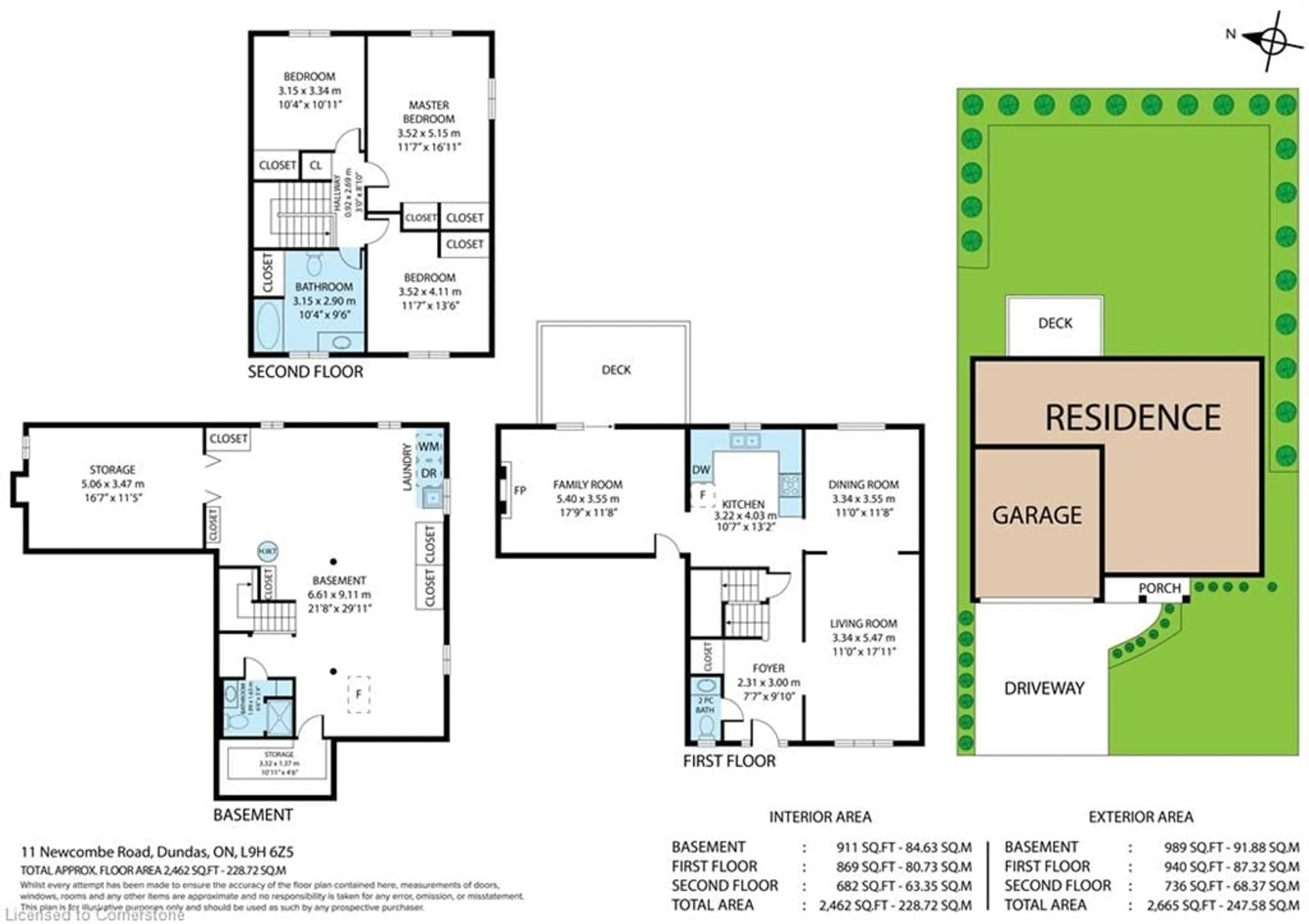 Floor plan for 11 Newcombe Rd, Dundas Ontario L9H 6Z5