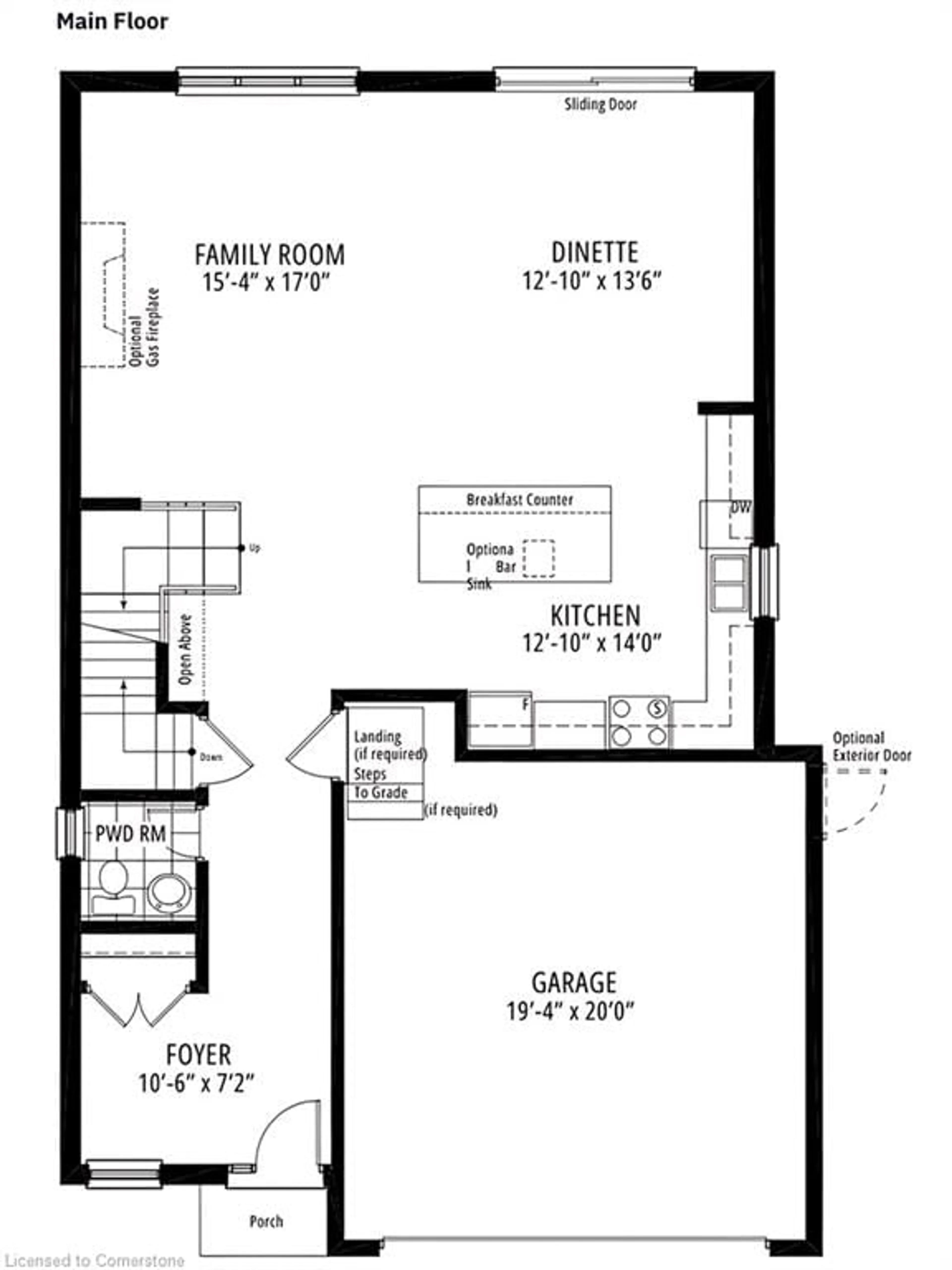 Floor plan for 155 Klein Cir, Ancaster Ontario L9K 0K3