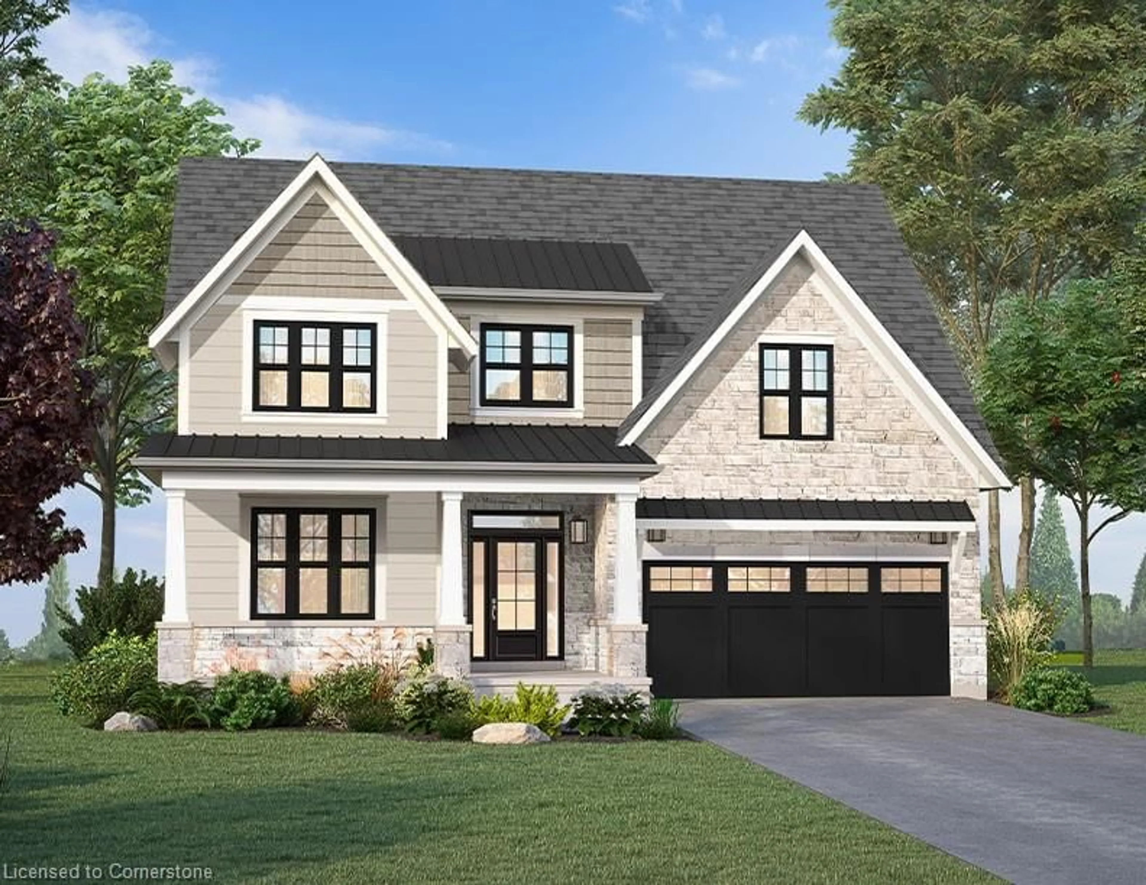 Home with brick exterior material, street for 100 Watershore Dr #Lot 2, Stoney Creek Ontario L8E 0C1