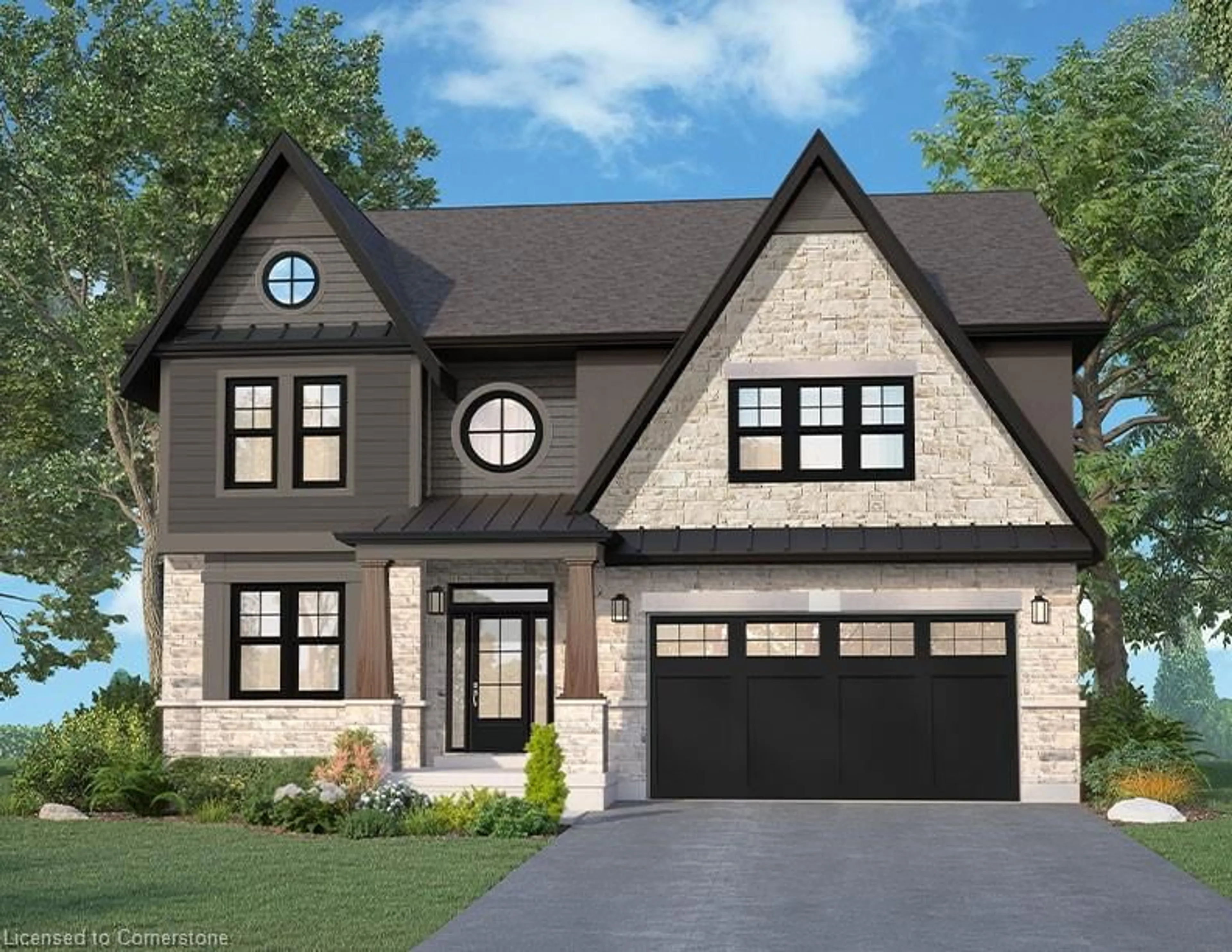 Home with brick exterior material, street for 100 Watershore Dr #Lot 2, Stoney Creek Ontario L8E 0C1